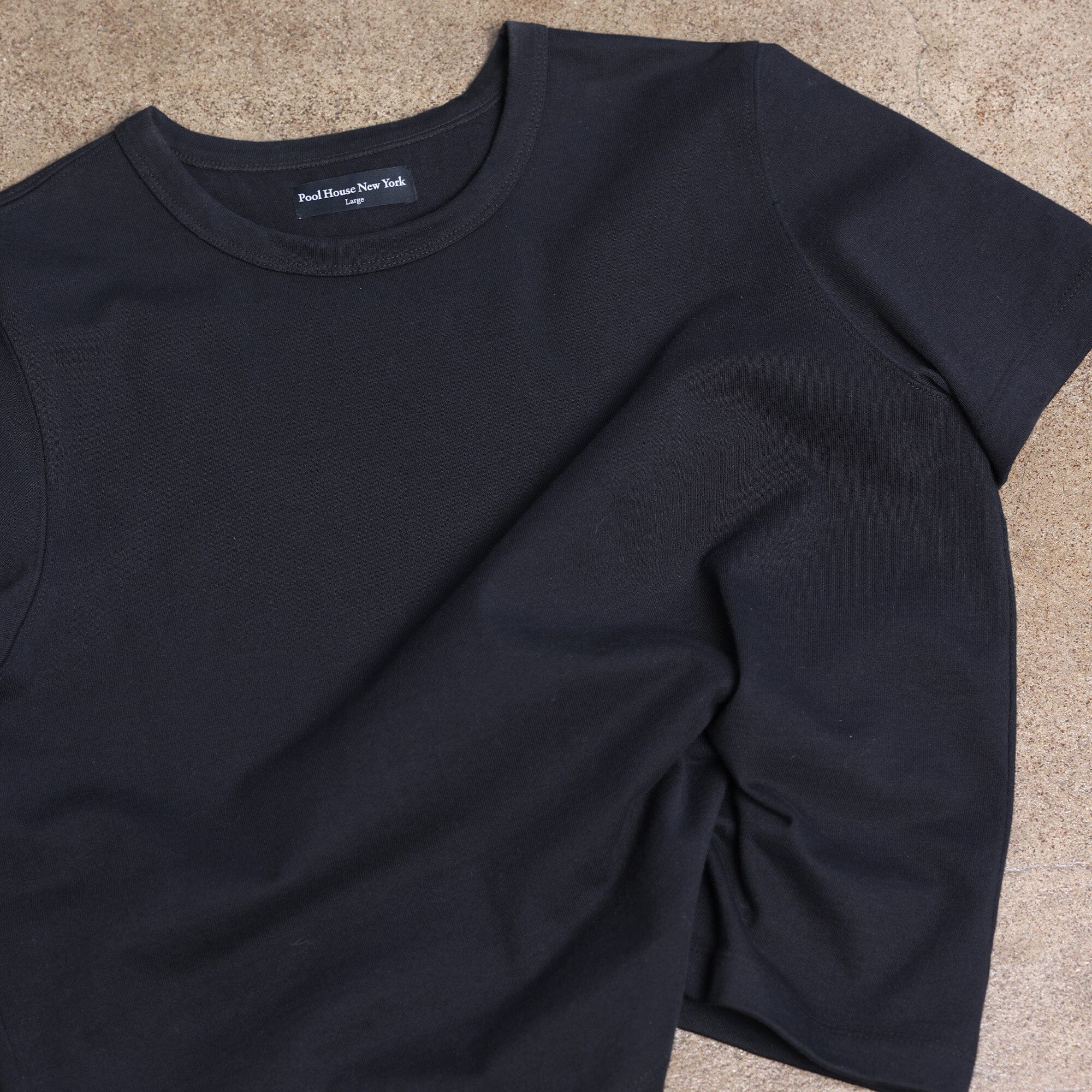 The Larchmont Super-Crop Tee T-Shirt Classic Black 