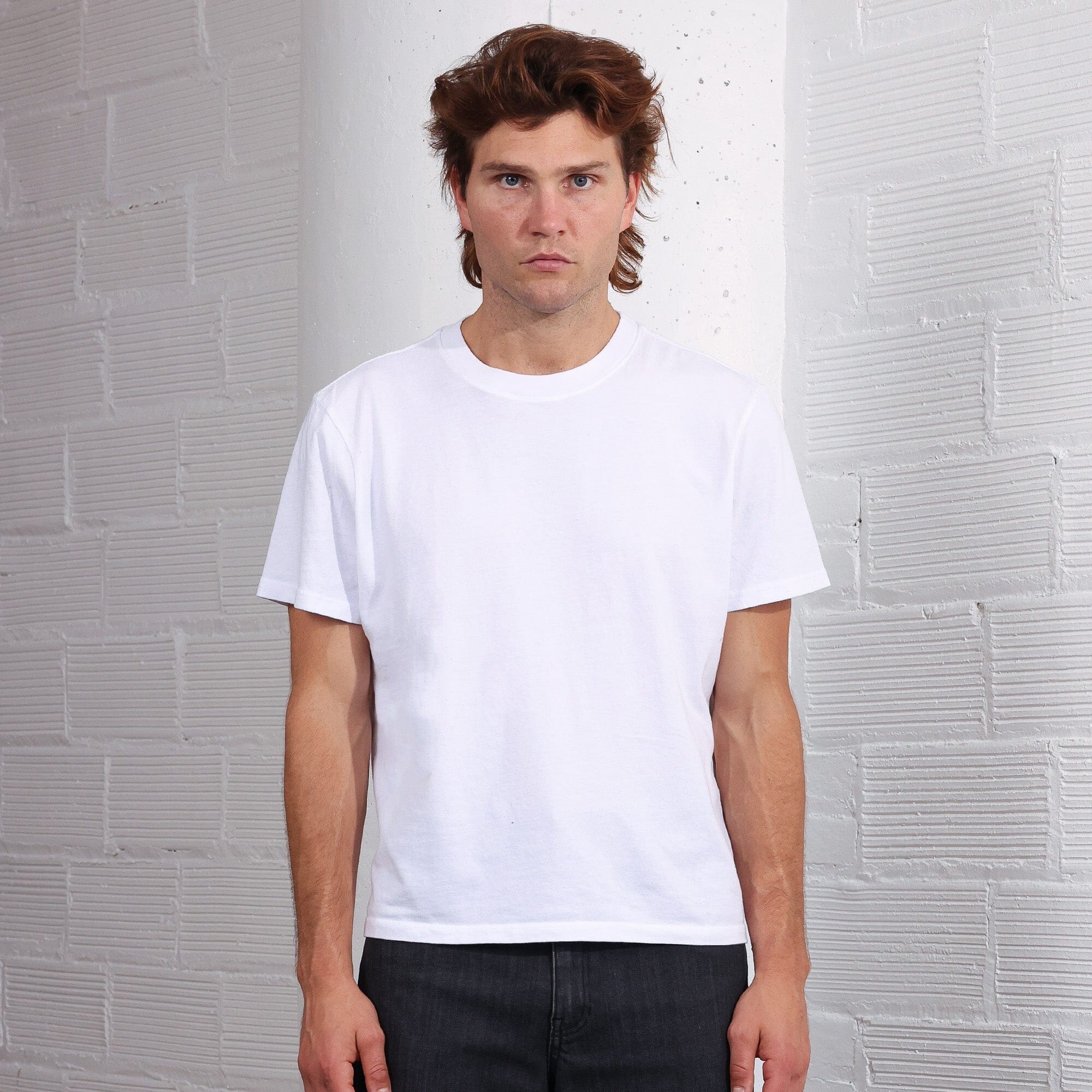 (Pre-Order) 2-PACK | The Silverlake Half-Crop Tee T-Shirt White | Coal Black 