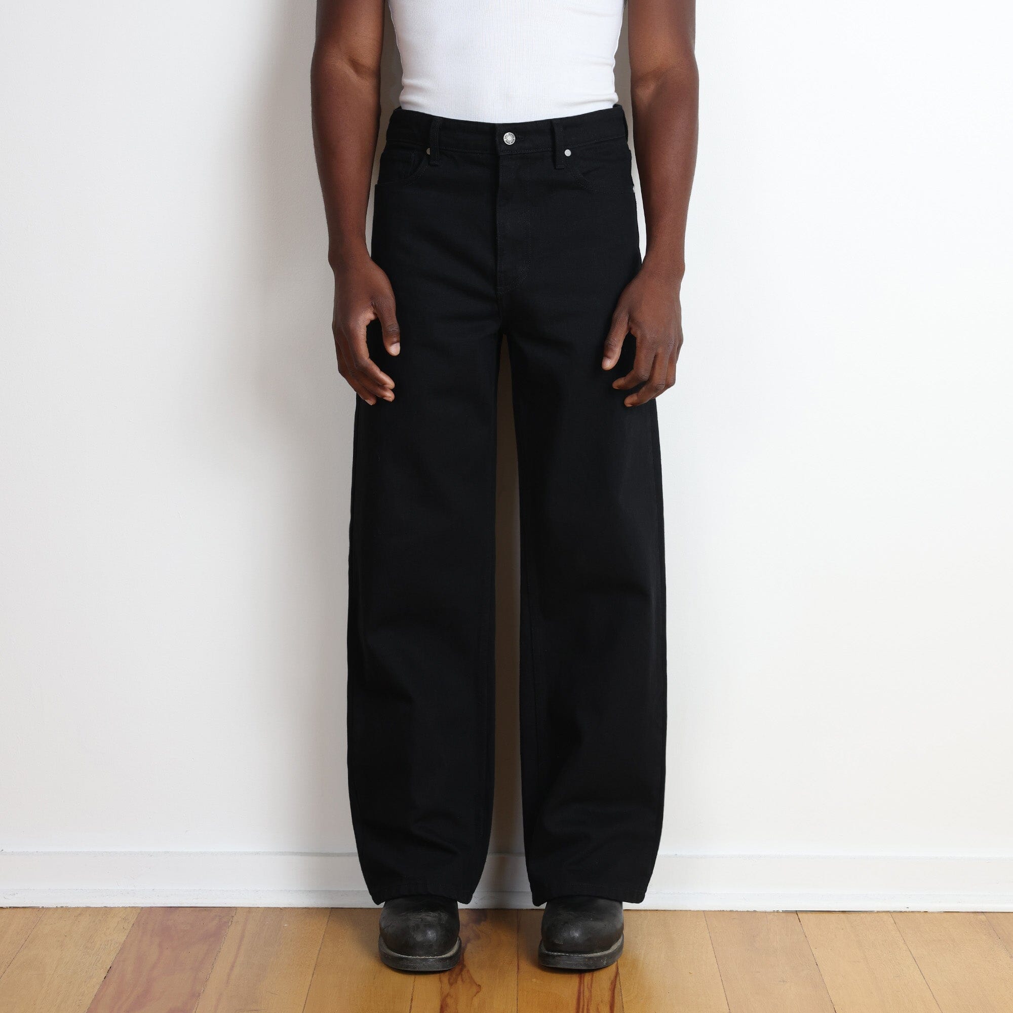 パンツ epa wide straight jeans\