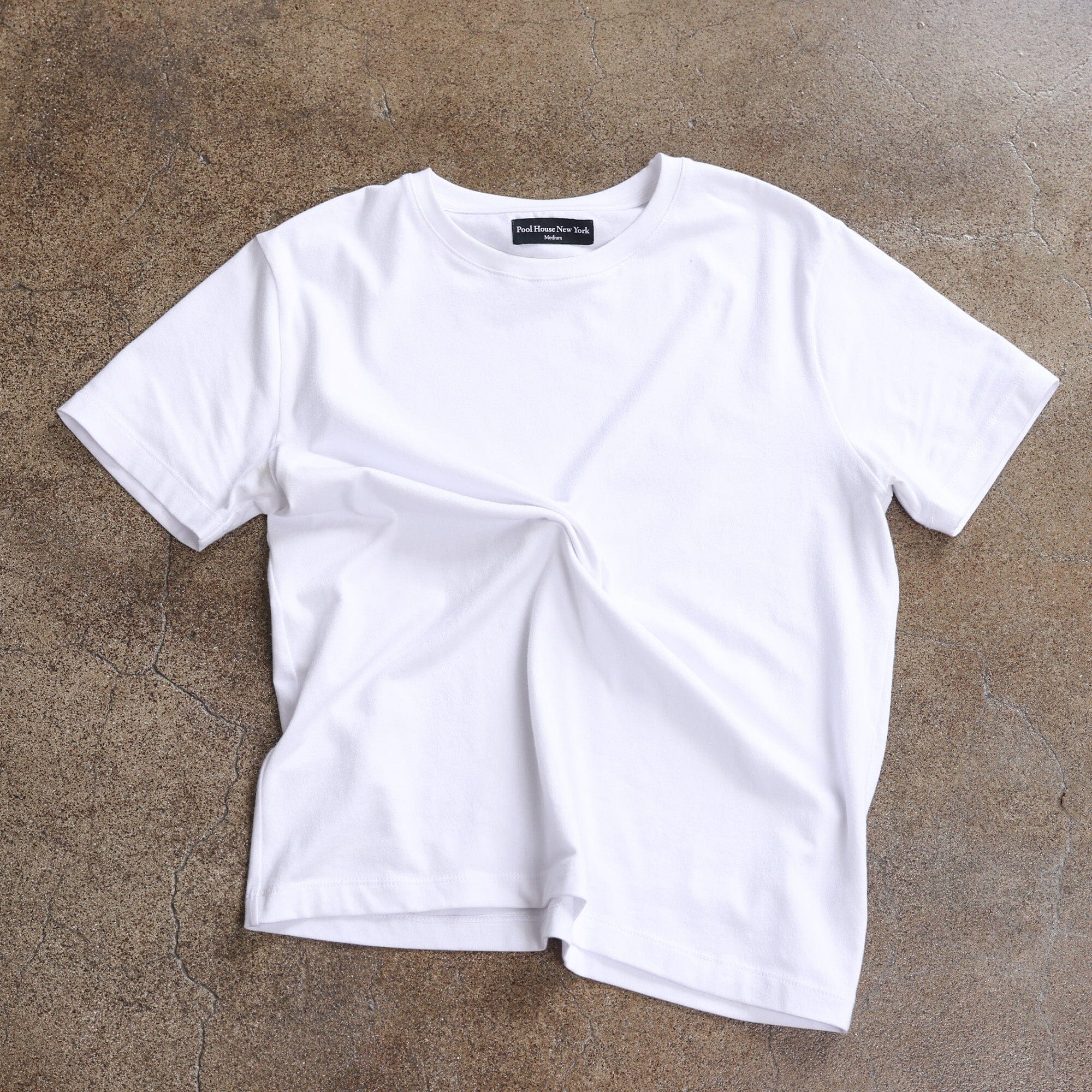 Los Feliz Half Crop Muscle Tee (Performance Edition) T-Shirt Classic White 