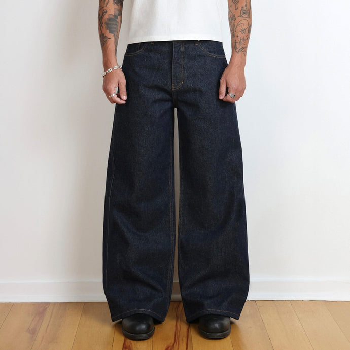 Tokyo Dad Jeans | Baggy, Wide-Leg Raw Indigo 