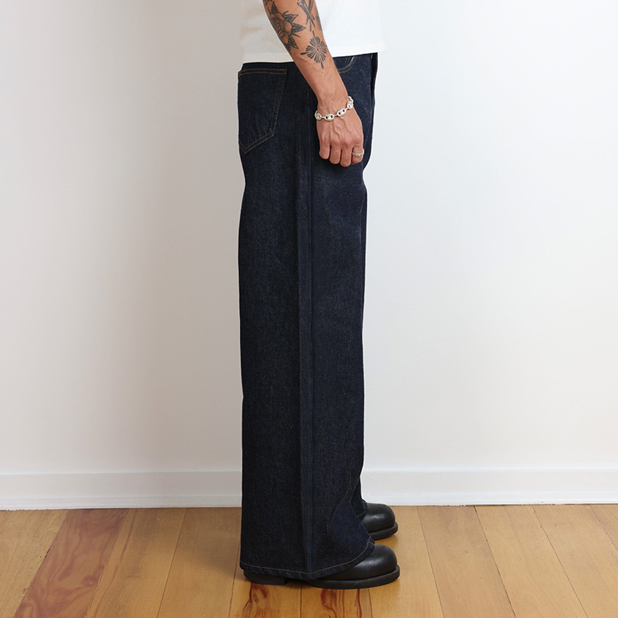 Tokyo Dad Jeans | Baggy, Wide-Leg Raw Indigo 