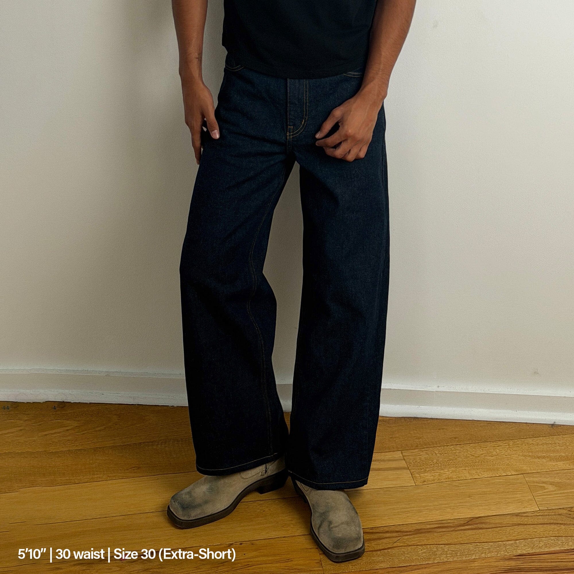 Pasadena Dad Jeans | Straight-Leg | Cone Denim Raw Indigo 