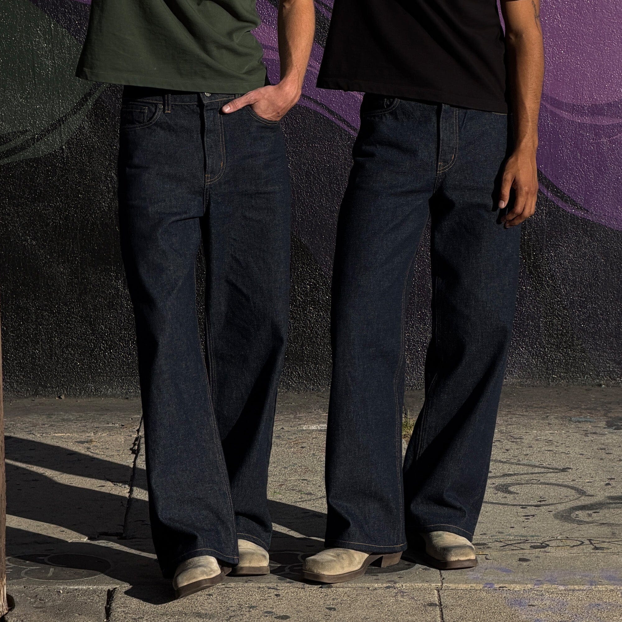 Pasadena Dad Jeans | Straight-Leg | Cone Denim Raw Indigo 