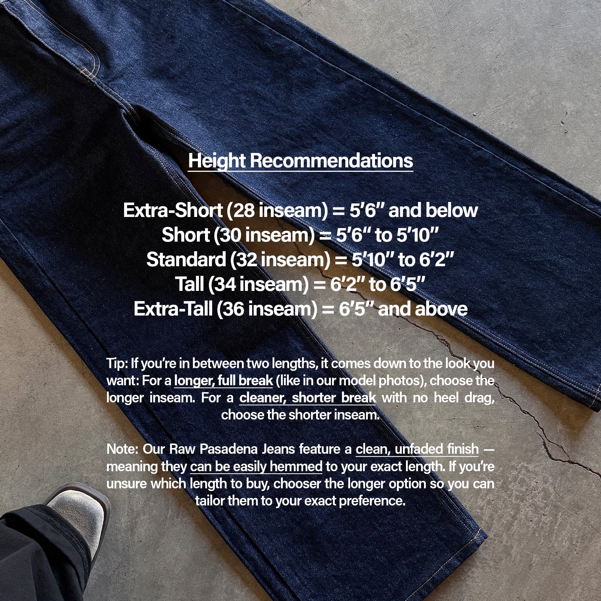 Pasadena Dad Jeans | Straight-Leg | Cone Denim Raw Indigo 