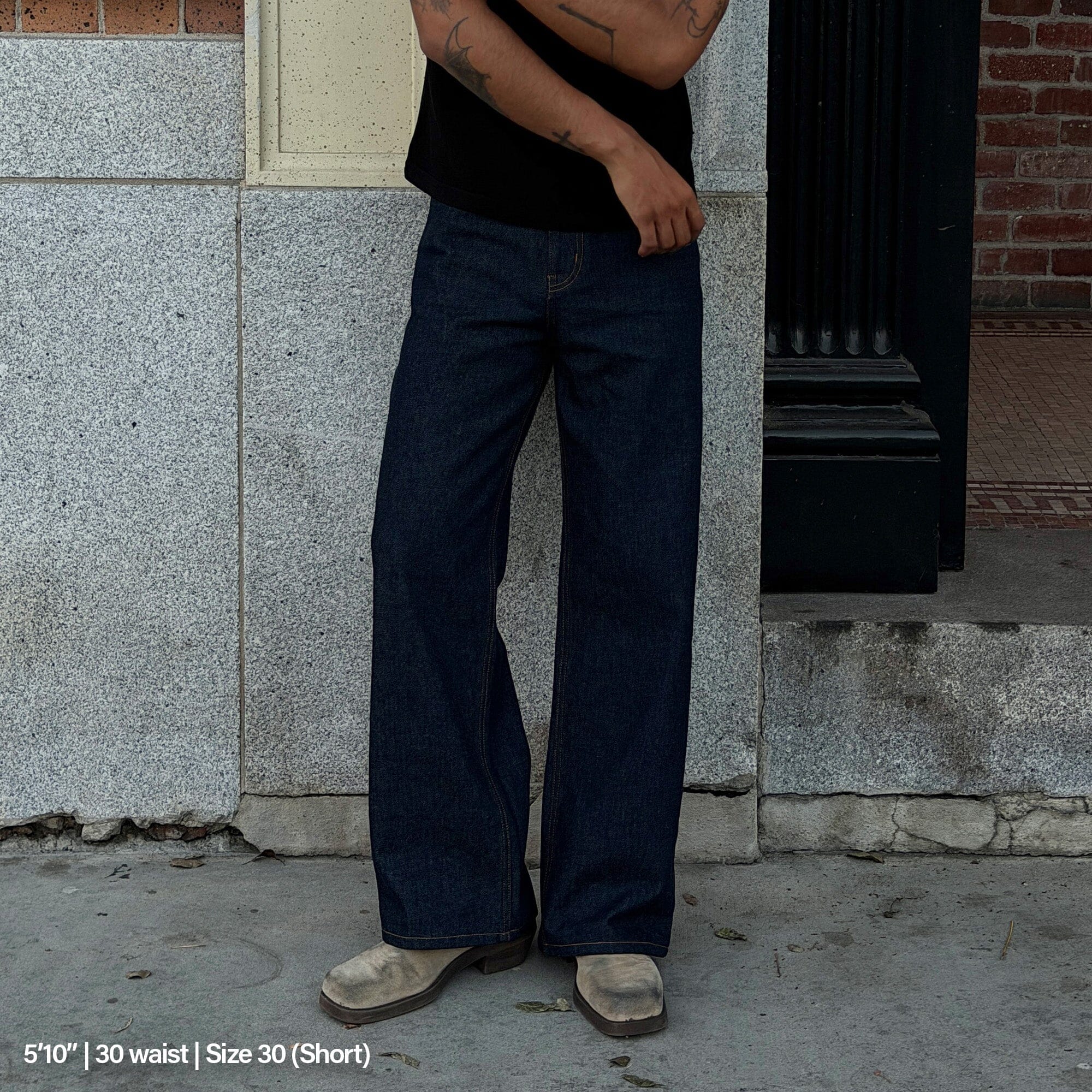 Pasadena Dad Jeans | Straight-Leg | Cone Denim Raw Indigo 