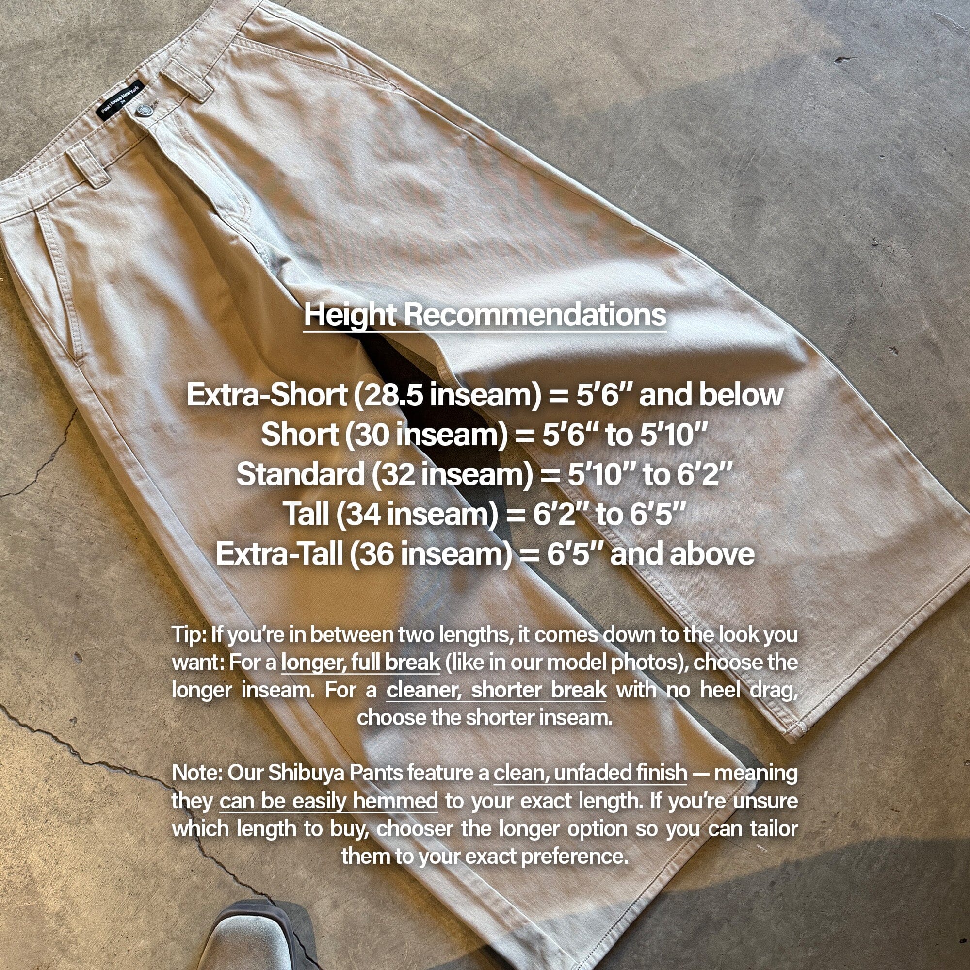 Shibuya Chino Pants | Baggy, Wide-Leg Khaki 