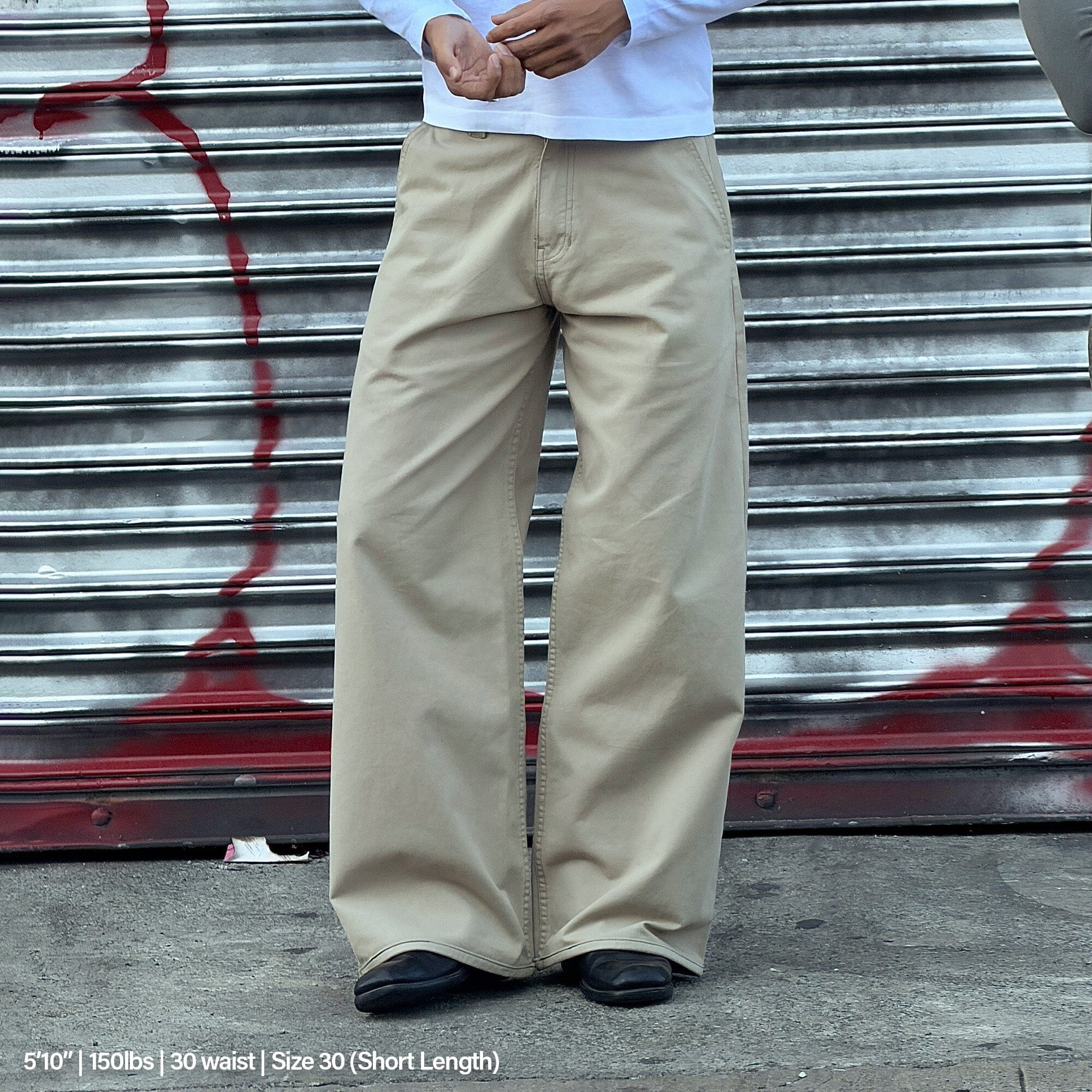 Shibuya Chino Pants | Baggy, Wide-Leg Khaki 