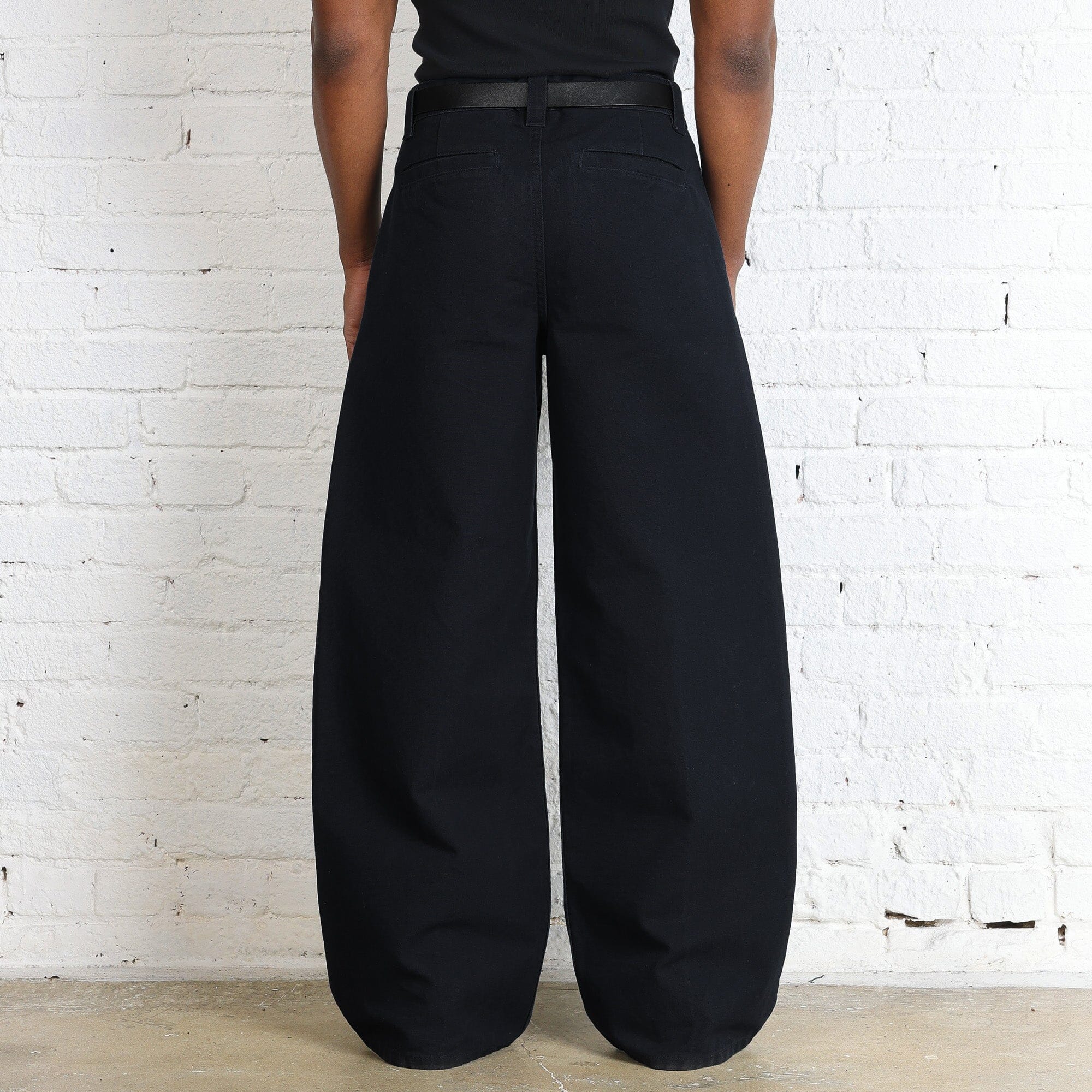 recycled soft baggy pleated dress pants Houston White Men's Baggy Leg Pleated Trousers