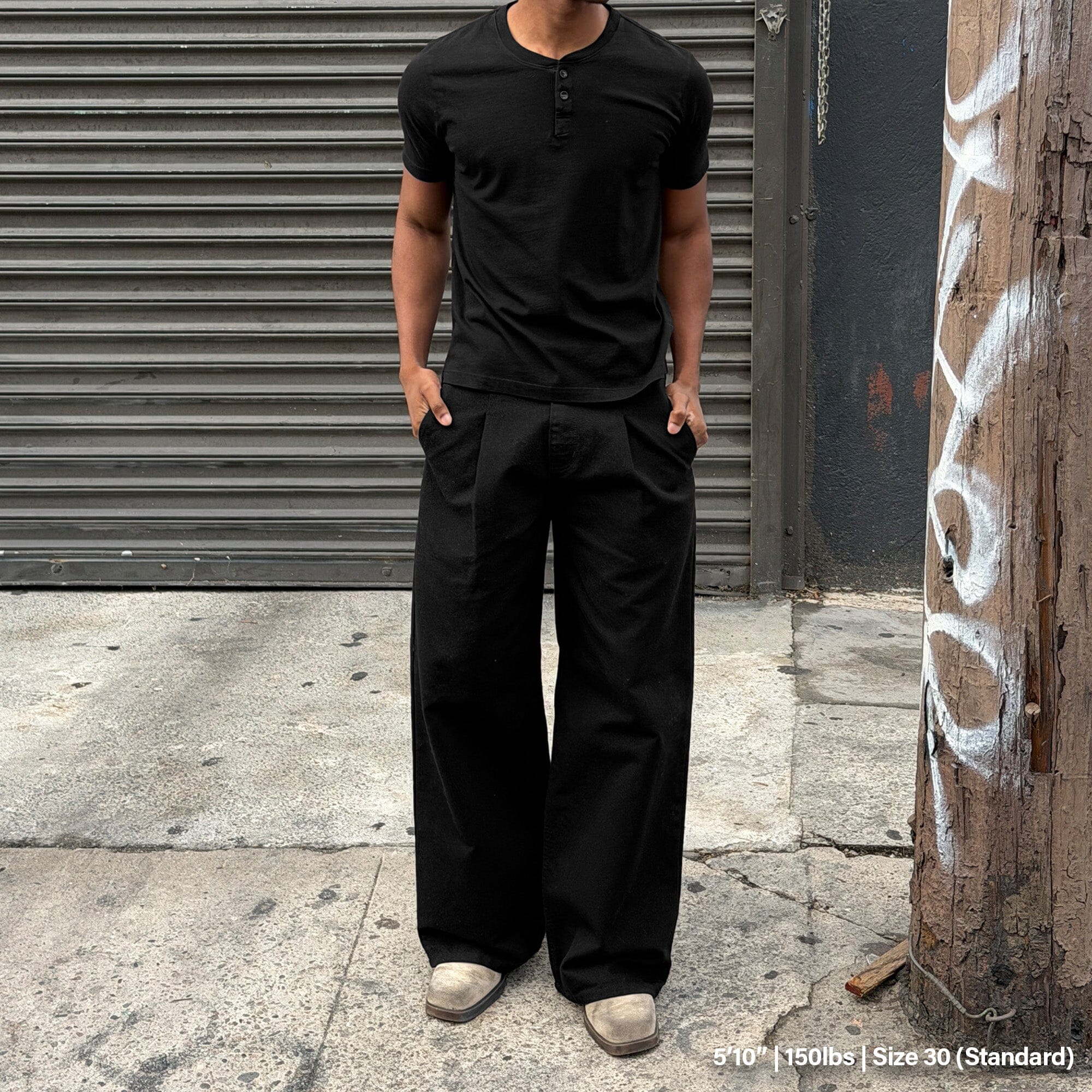 Shibuya Pleated Pants | Baggy, Wide-Leg – Pool House New York