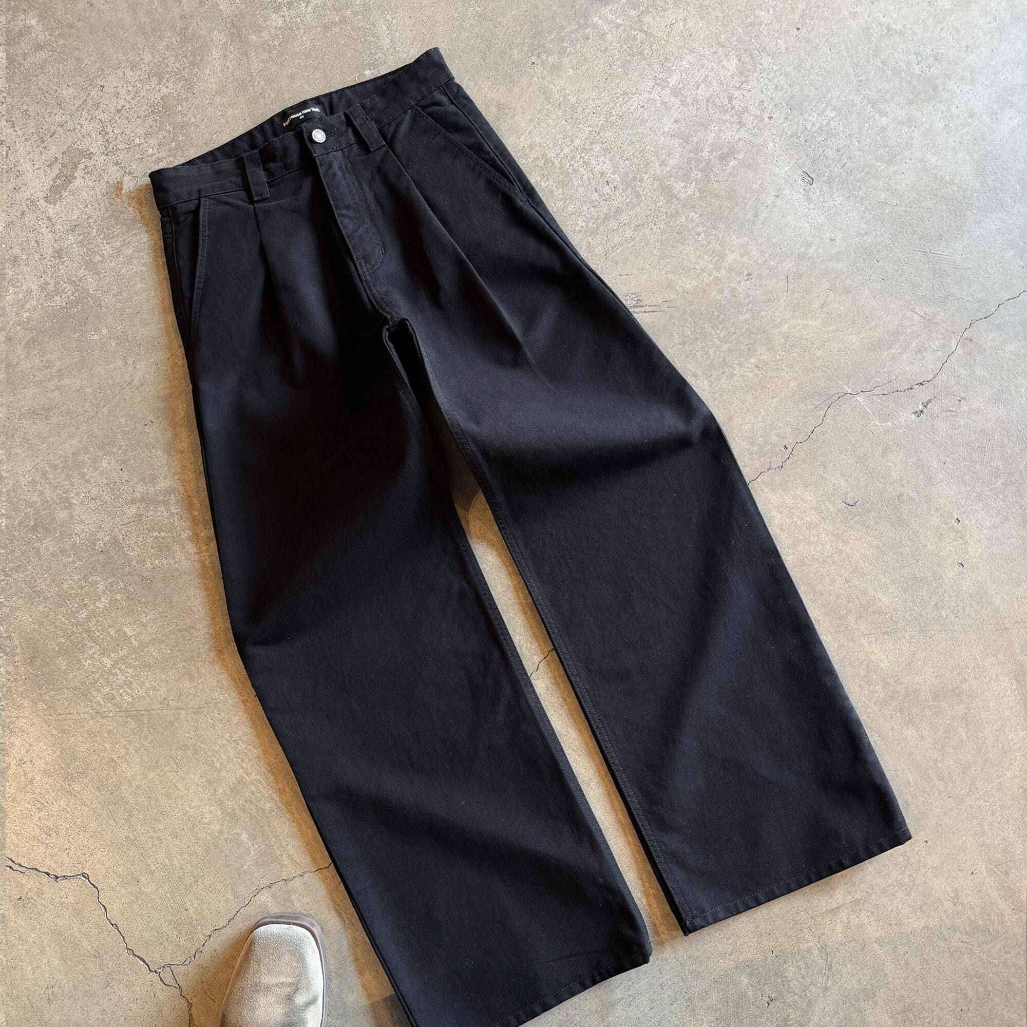 Shibuya Pleated Pants | Straight-Wide Leg – Pool House New York
