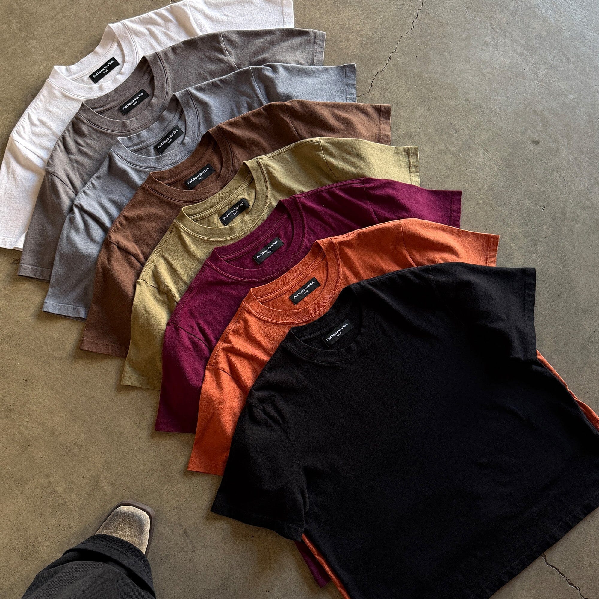 Silverlake Crop Tee II (Natural) T-Shirt Natural Off-White 