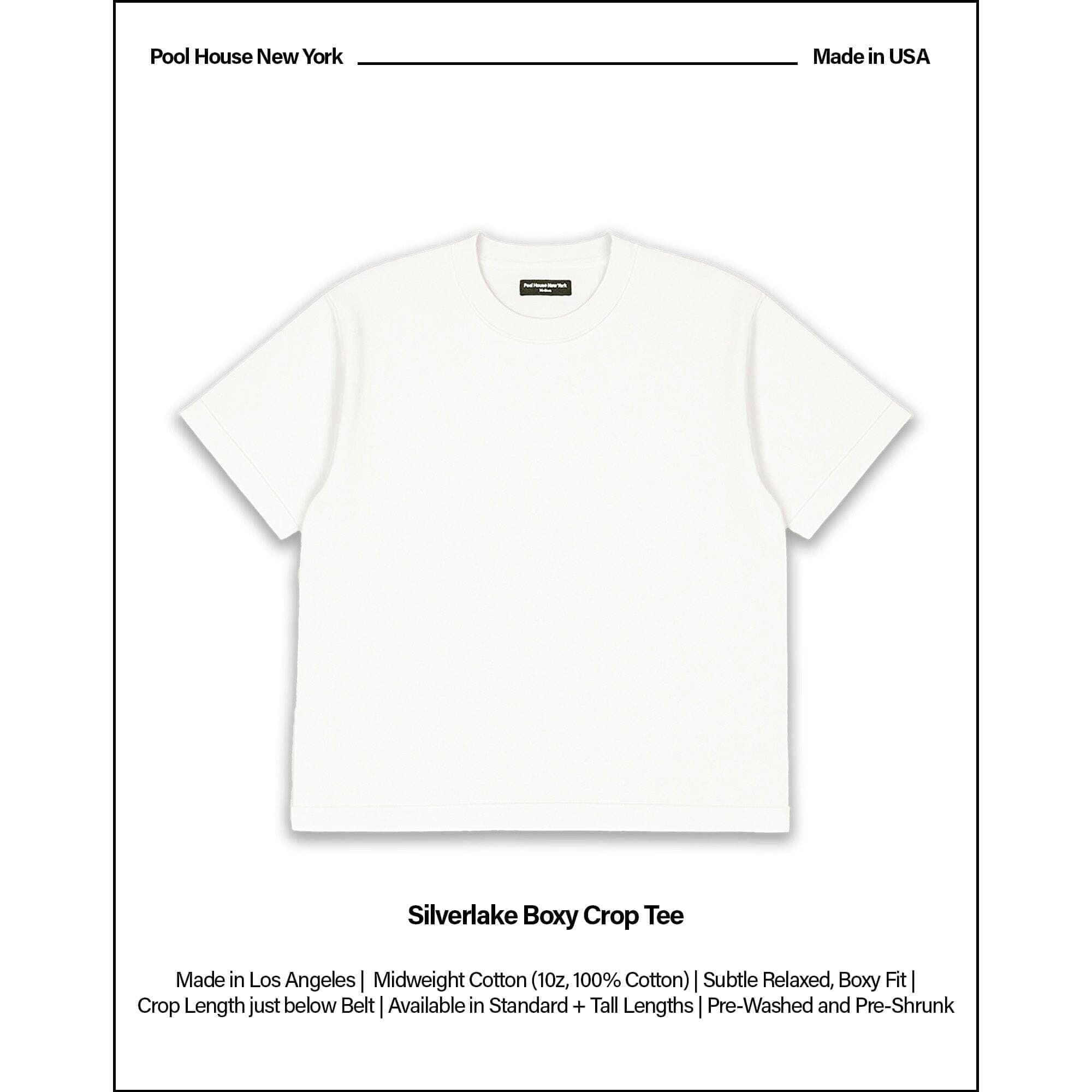 Silverlake Crop Tee II (Natural) T-Shirt Natural Off-White 