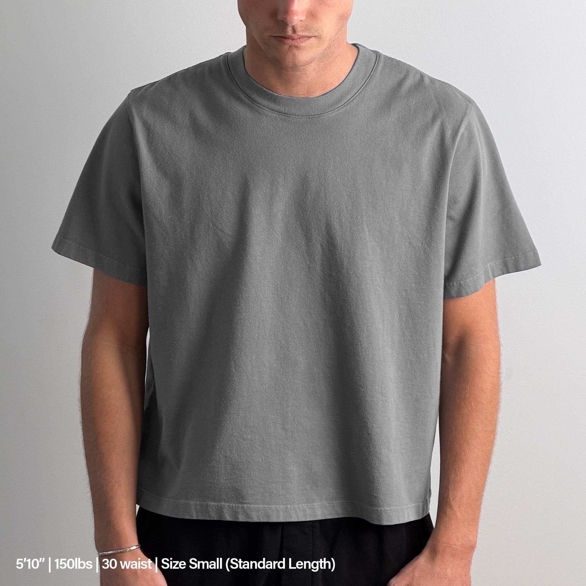 Silverlake Crop Tee II T-Shirt Smoke Grey 