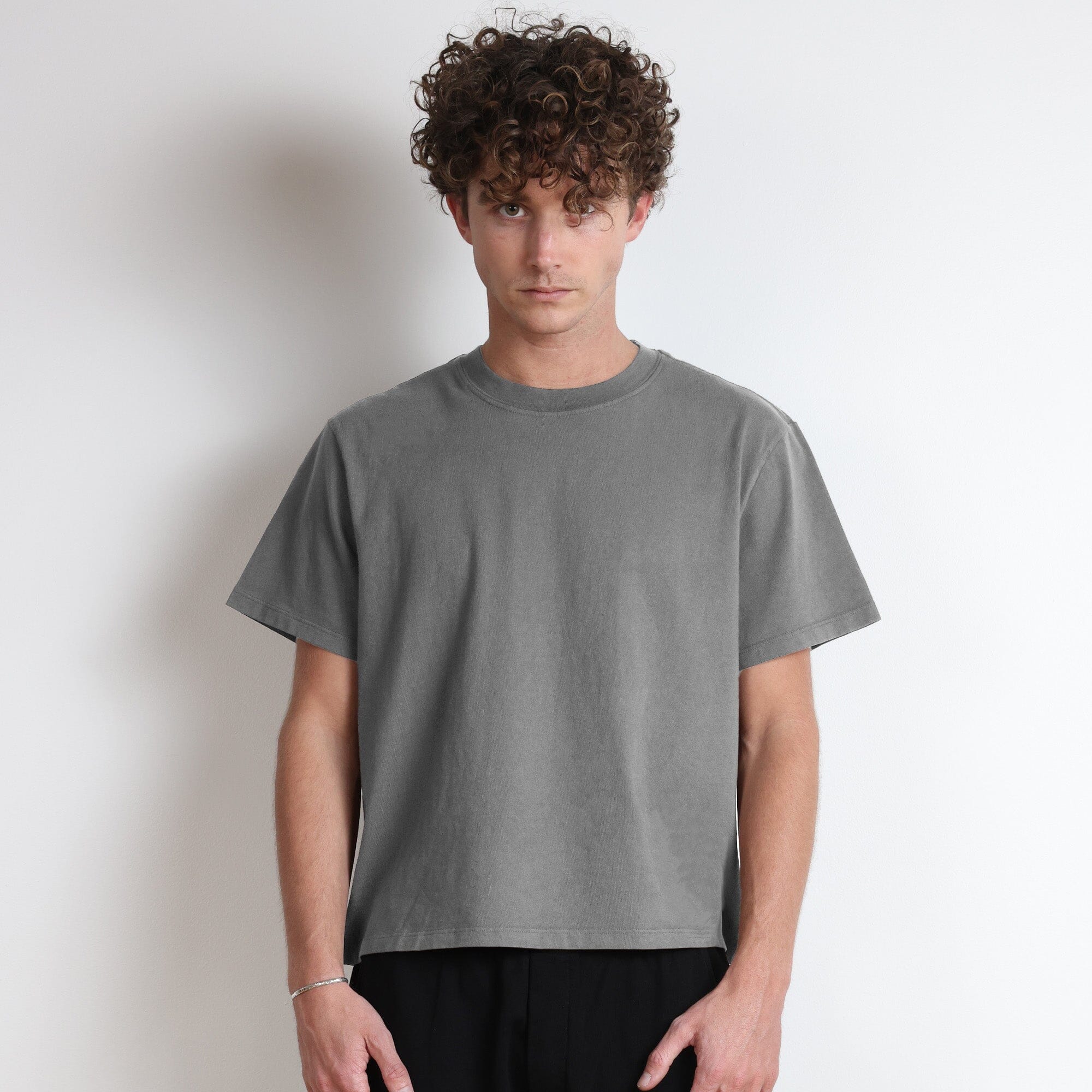 Silverlake Crop Tee II T-Shirt Smoke Grey 