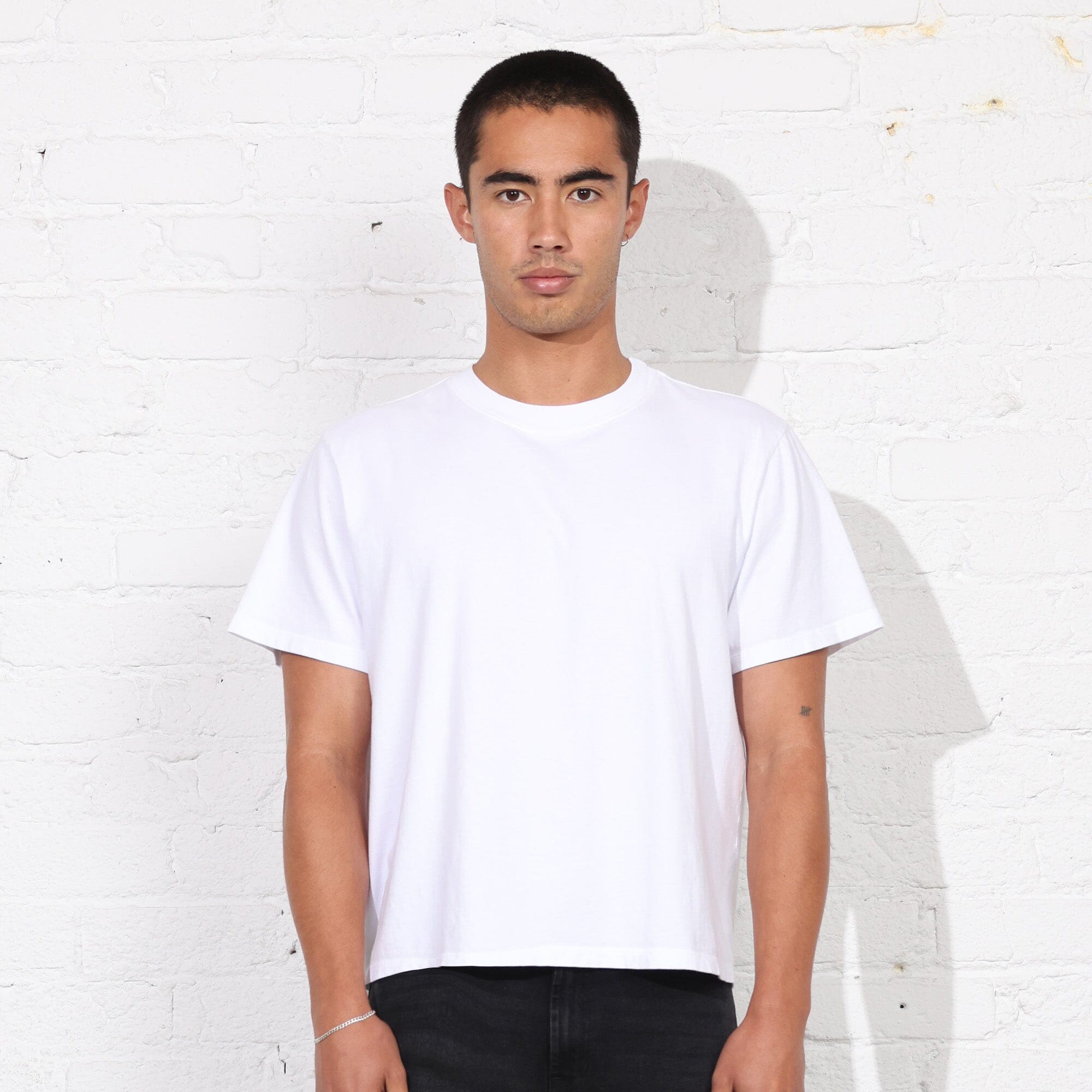 The Silverlake Crop Tee II T-Shirt Classic White 