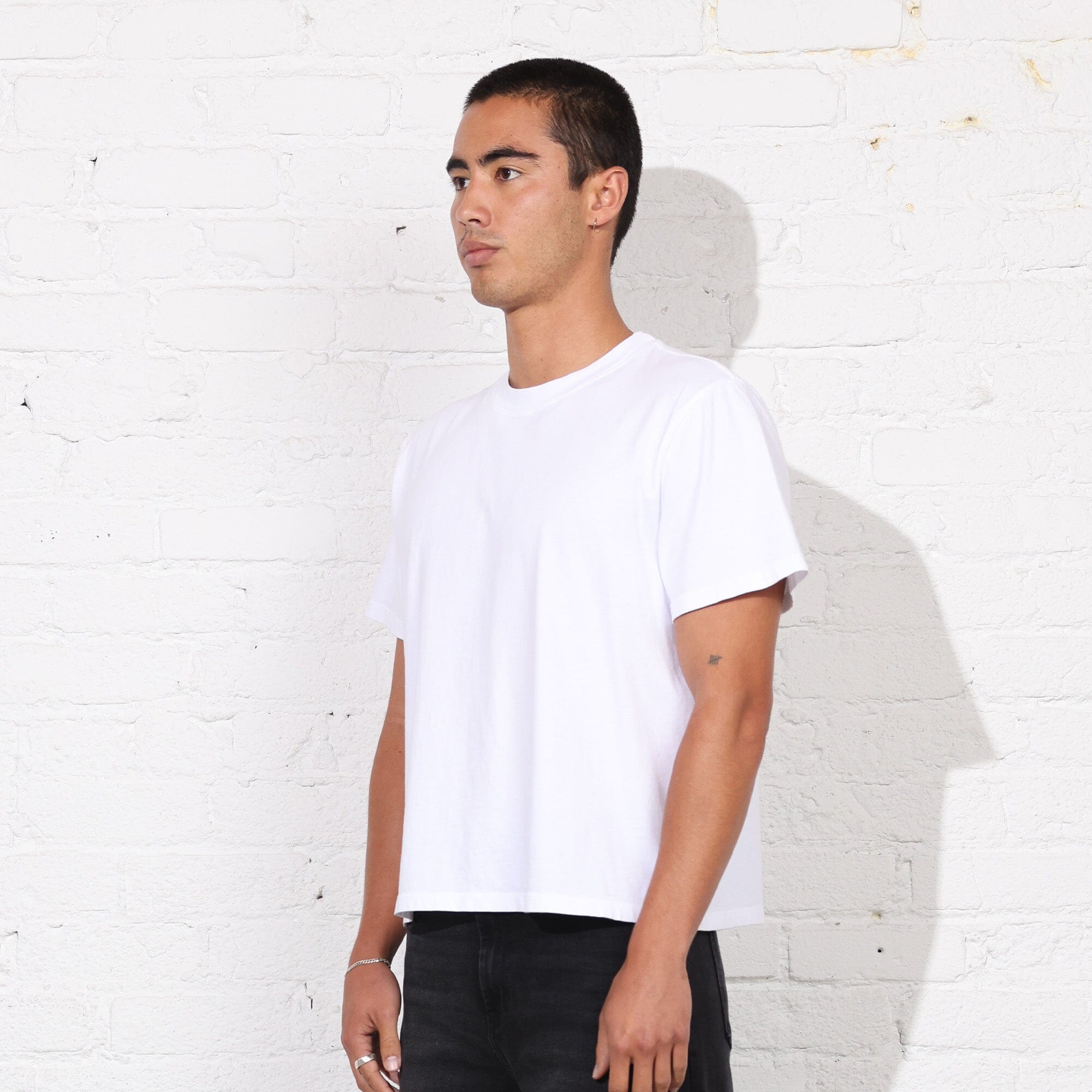 The Silverlake Crop Tee II T-Shirt Classic White 