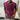 Los Feliz Crop Muscle Polo | Slub T-Shirt Burgundy 