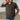Los Feliz Crop Muscle Polo | Slub T-Shirt Vintage Brown 