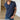 Los Feliz Crop Muscle Polo | Slub T-Shirt Vintage Navy II 