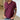 Los Feliz Crop Muscle Polo | Slub T-Shirt Burgundy 