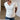 Los Feliz Crop Muscle Polo | Slub T-Shirt Classic White 