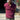 Los Feliz Crop Muscle Polo | Slub T-Shirt Burgundy 