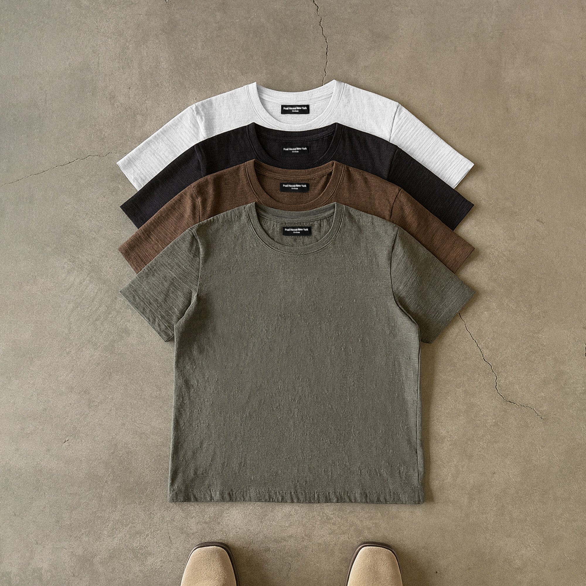 Los Feliz Crop Muscle Tee II | Slub T-Shirt Classic Black (Slub) 