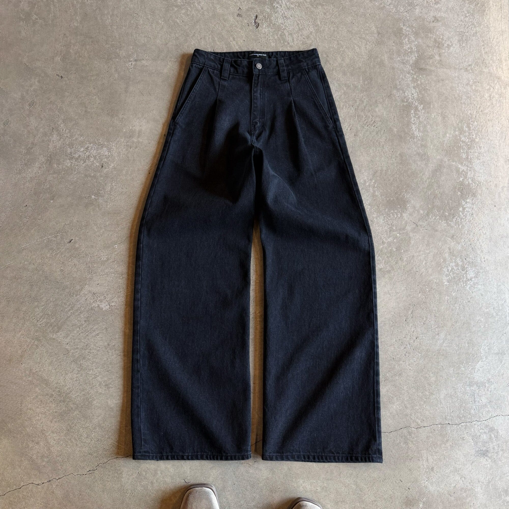 Shibuya Pleated Jeans | Baggy, Wide-Leg – Pool House New York