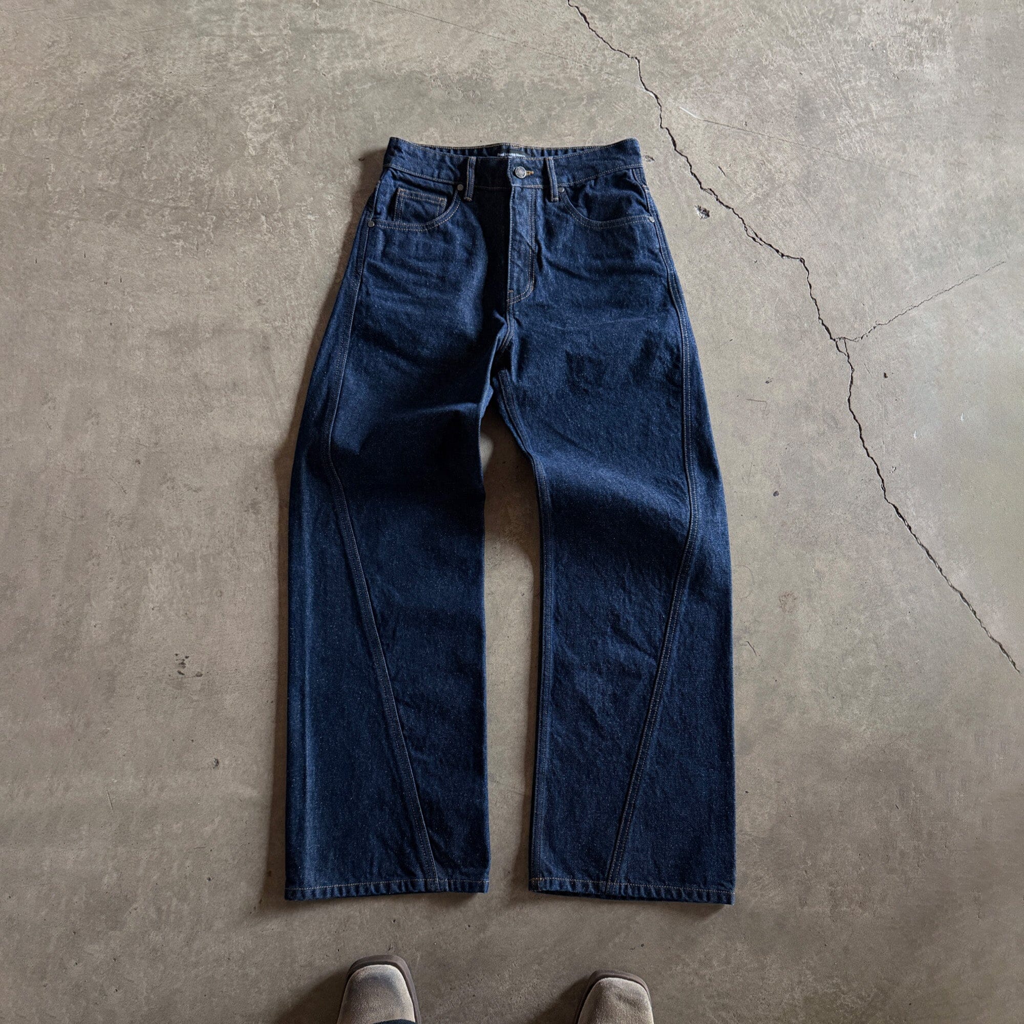Twisted Tokyo Jeans | Straight-Wide Leg Raw Indigo 
