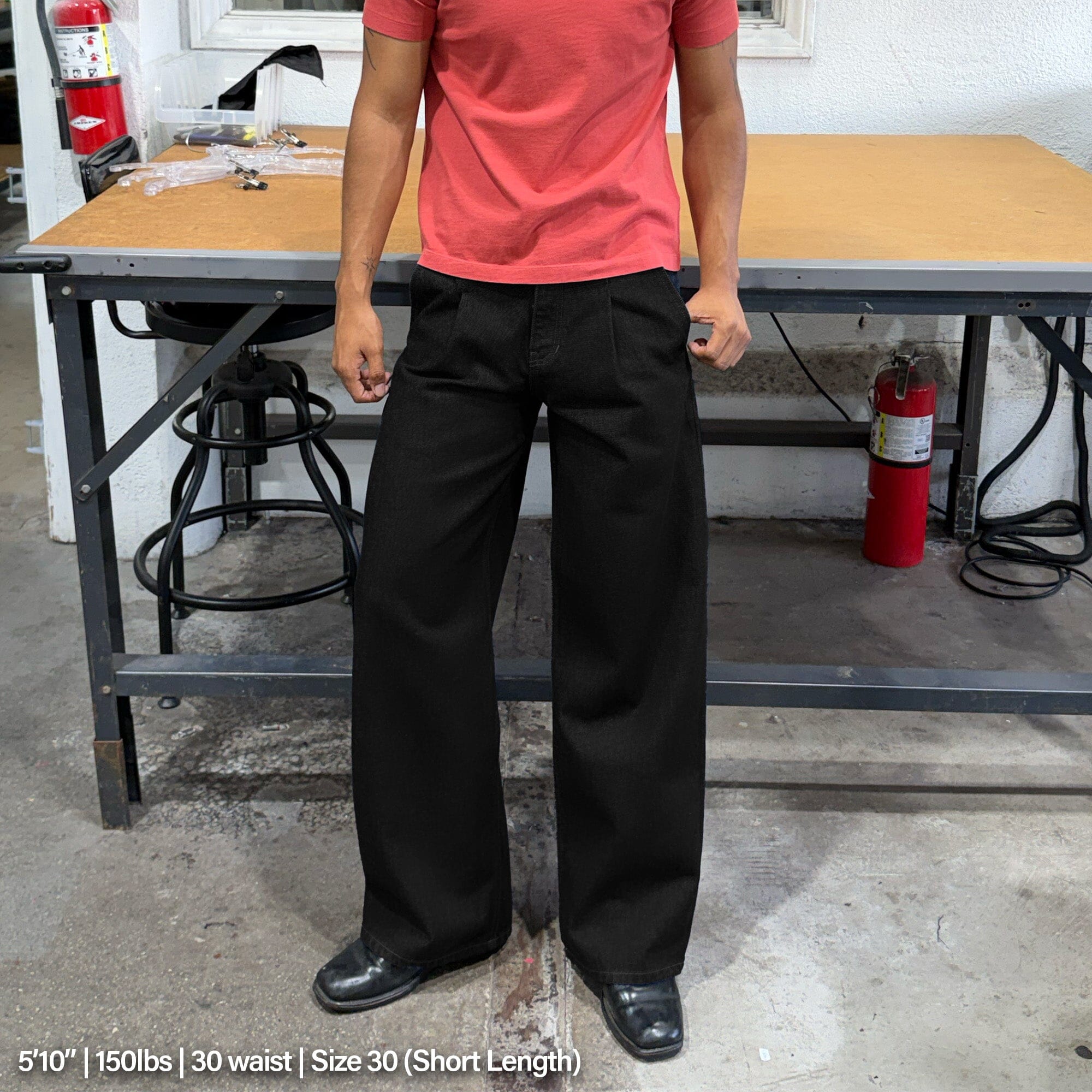 Shibuya Pleated Pants | Straight-Wide Leg – Pool House New York