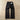 Tokyo Jeans II | Classic Bootcut | Crosshatch Raw Black | Crosshatch 