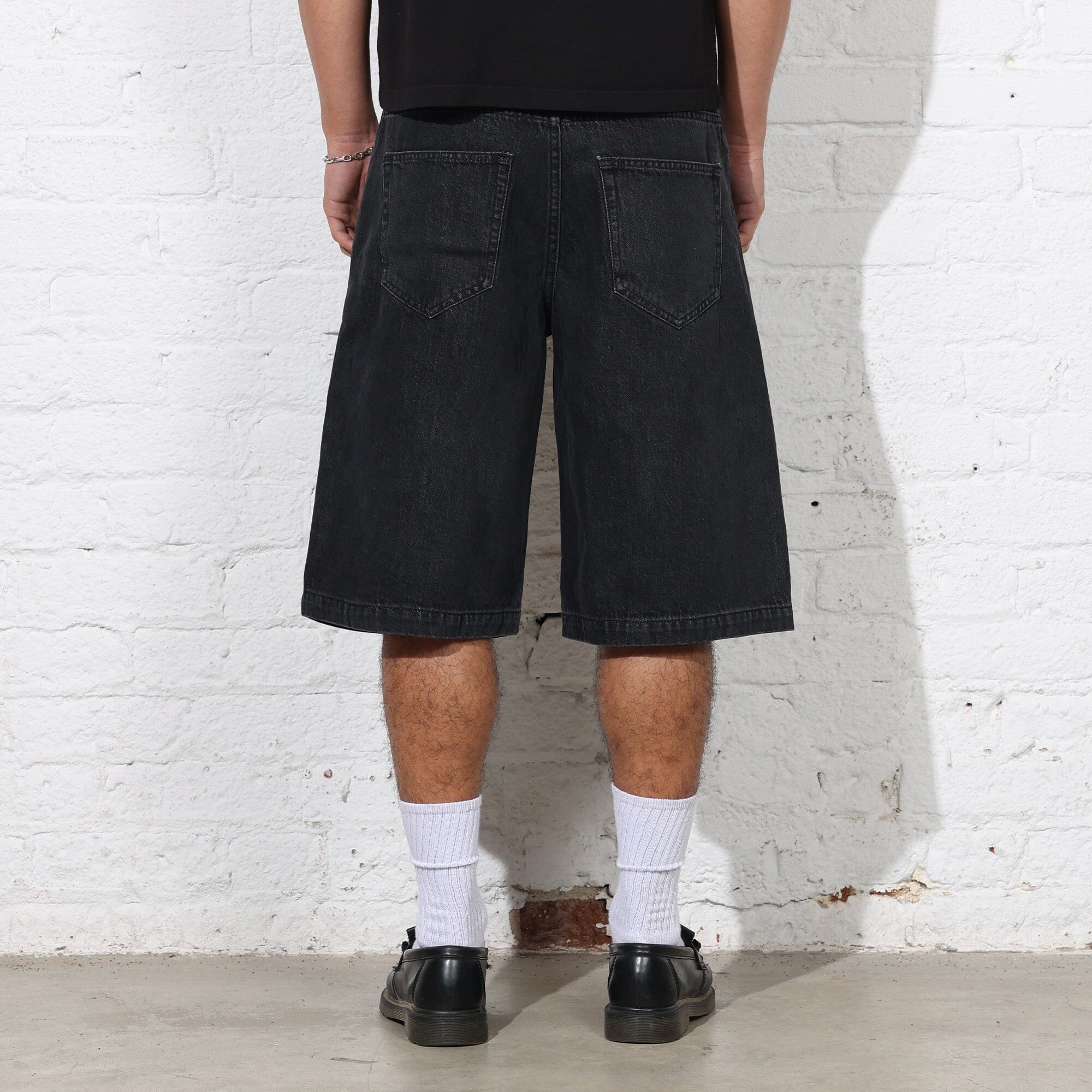 The Tokyo Dad Jean Shorts | Japanese Denim Antique Black 