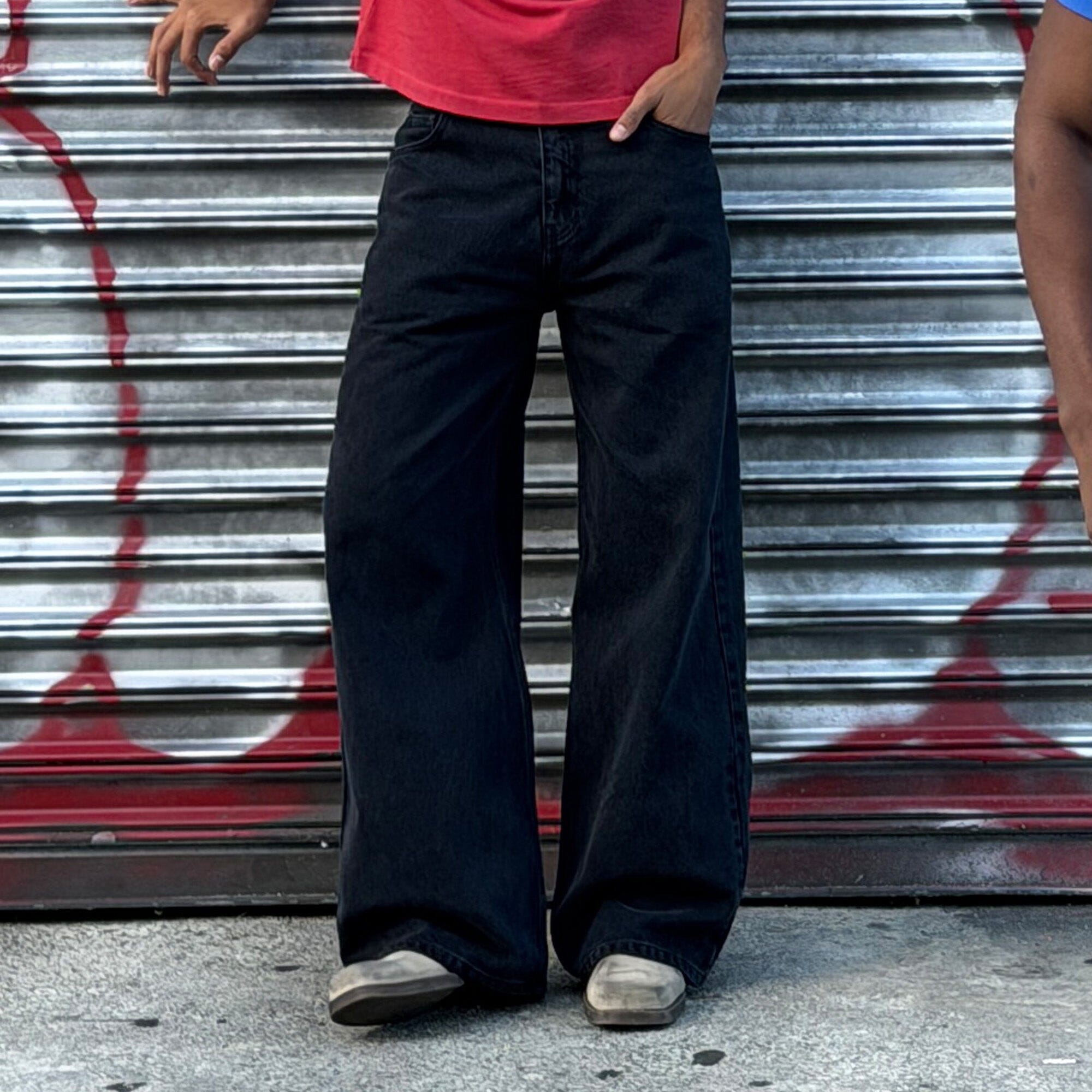 Tokyo Dad Jeans | Baggy, Wide-Leg Metal Black 
