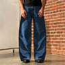 Tokyo Dad Jeans | Straight-Wide Leg Washed Indigo 