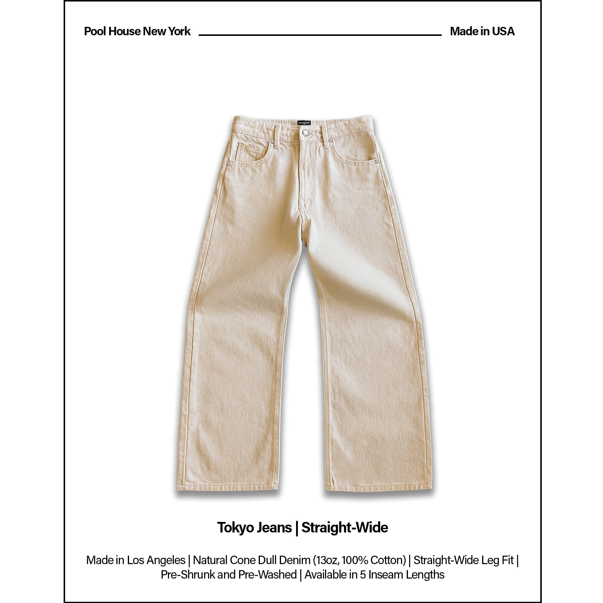 Tokyo Dad Jeans | Straight-Wide Leg Natural 