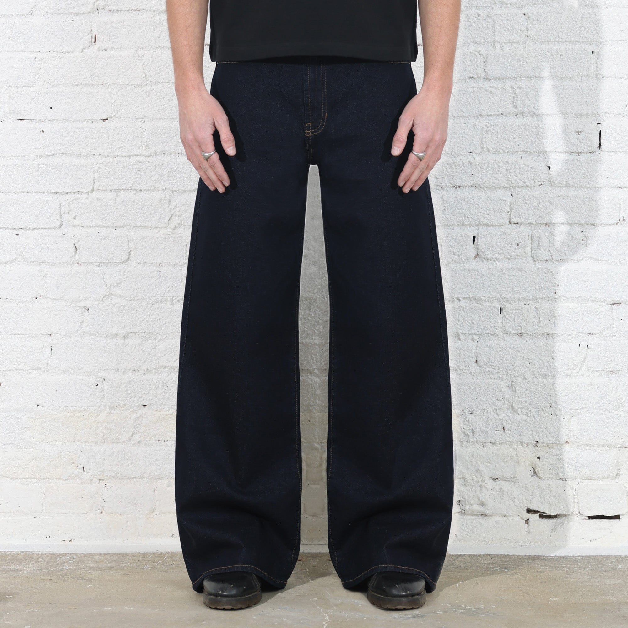 The Toluca Dad Jeans II | Relaxed, Wide-Leg Raw Indigo 