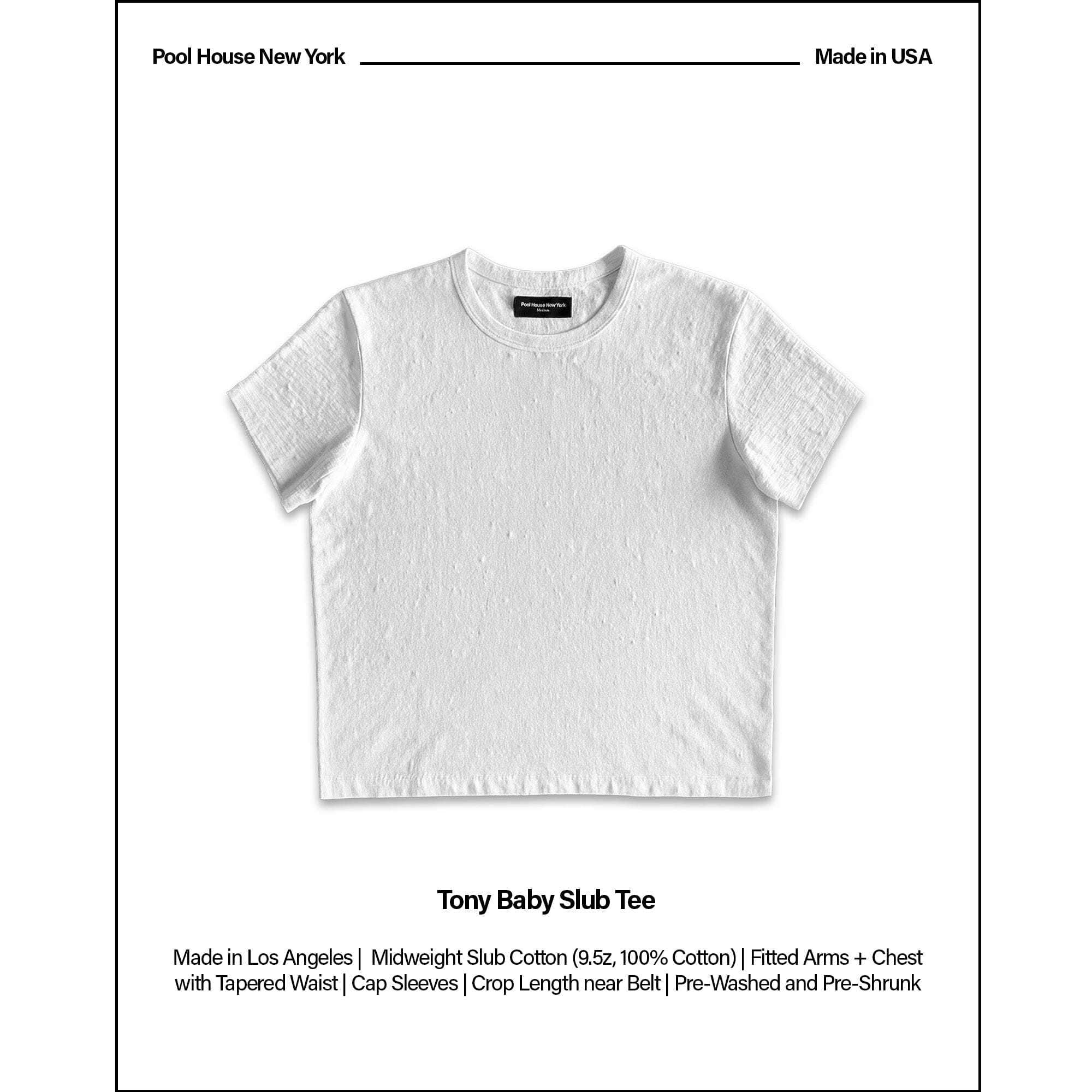 Tony Baby Tee | Slub | Men’s T-Shirt Classic White 