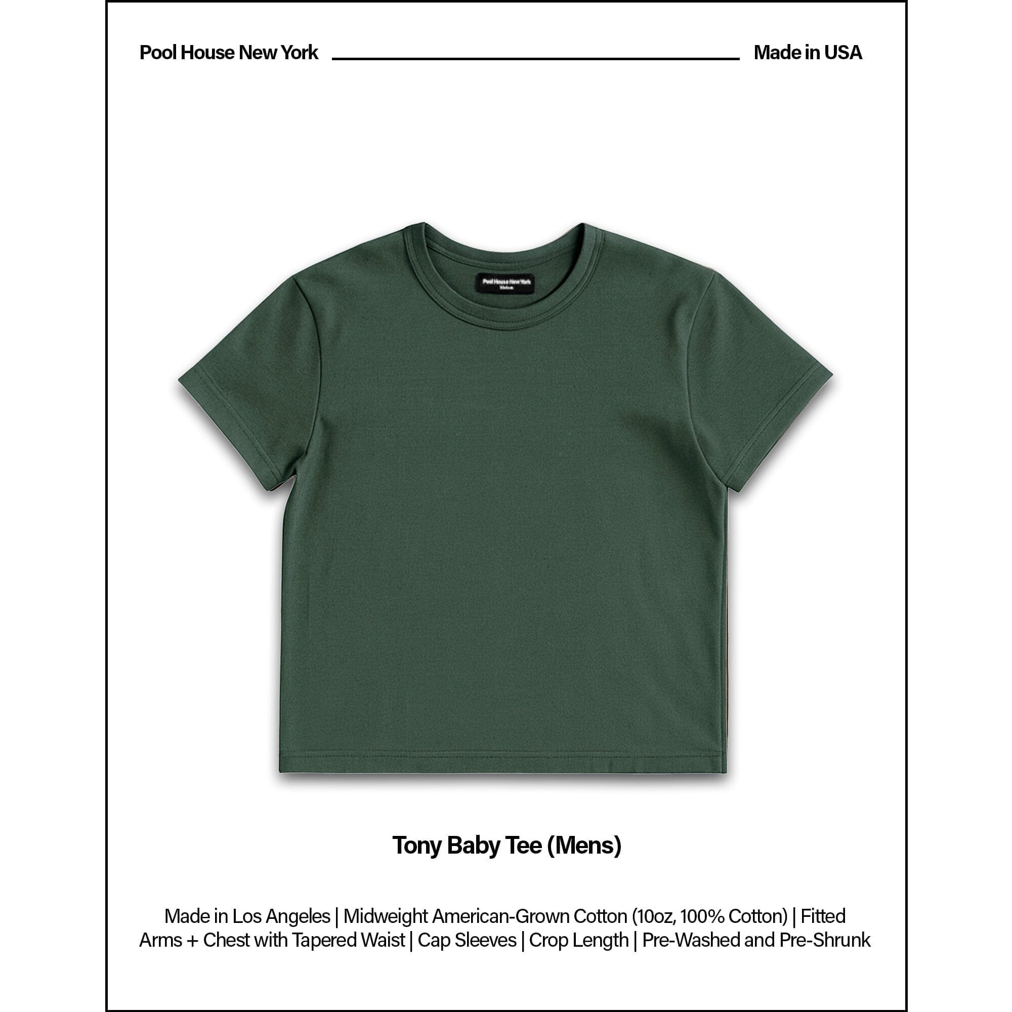 Tony Baby Tee | Men's T-Shirt British Green 
