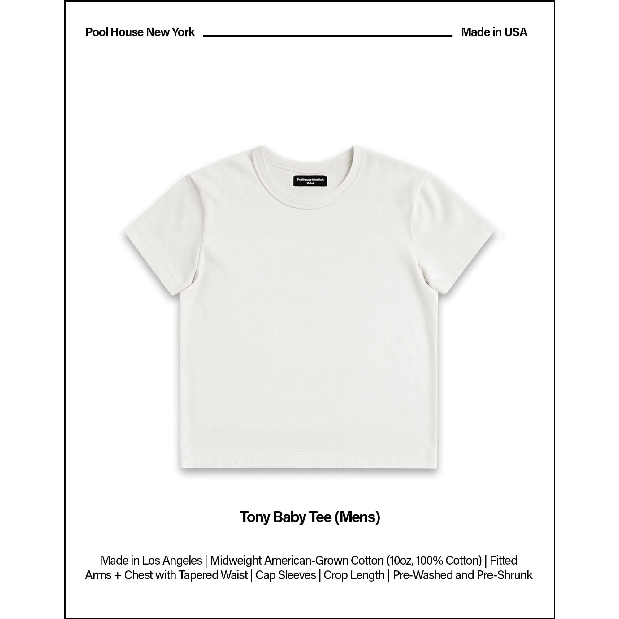 Tony Baby Tee | Men's T-Shirt Natural Off-White 