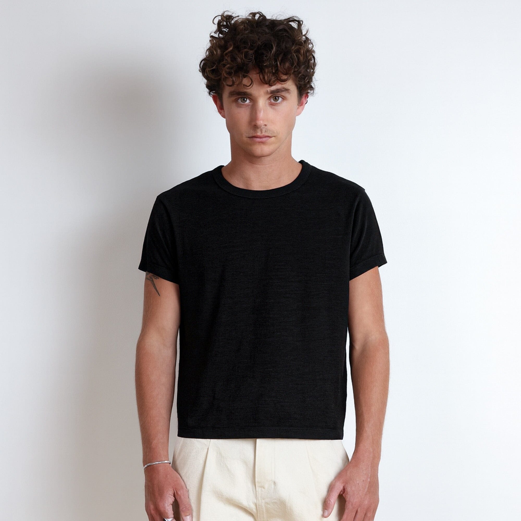 Tony Baby Tee | Slub | Mens T-Shirt Classic Black 