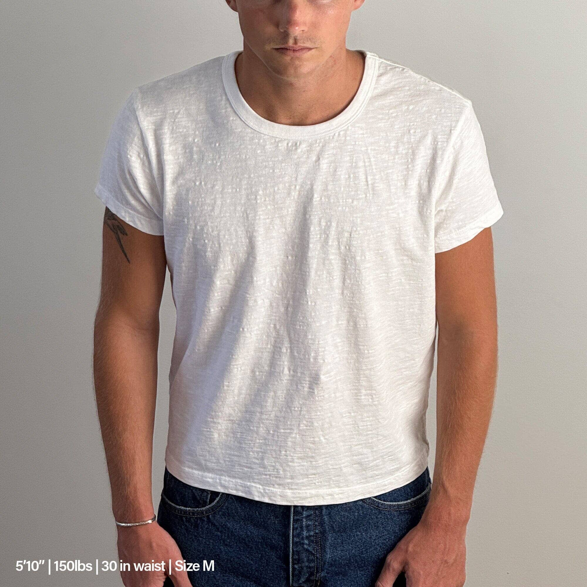 2-Pack | Tony Baby Tee | Slub | Mens T-Shirt Classic White | Classic Black 