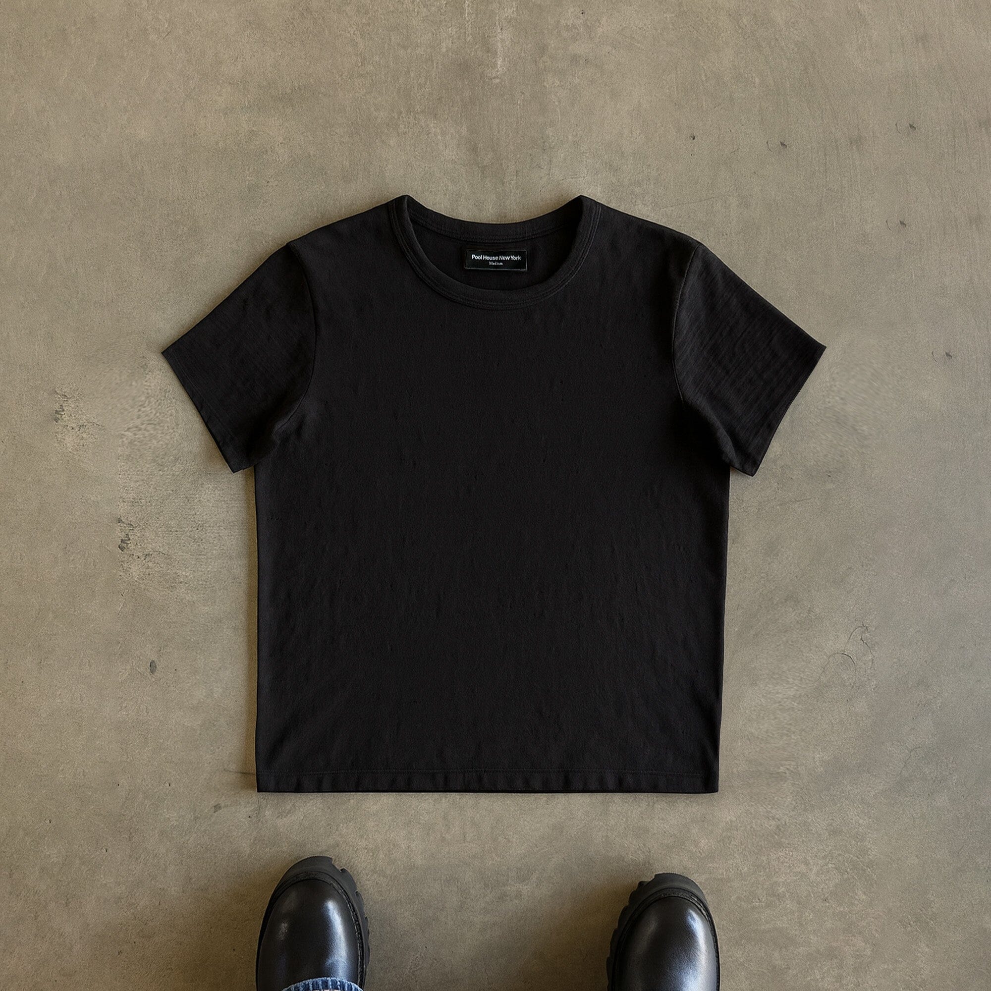 Tony Baby Tee | Slub | Mens T-Shirt Classic Black 