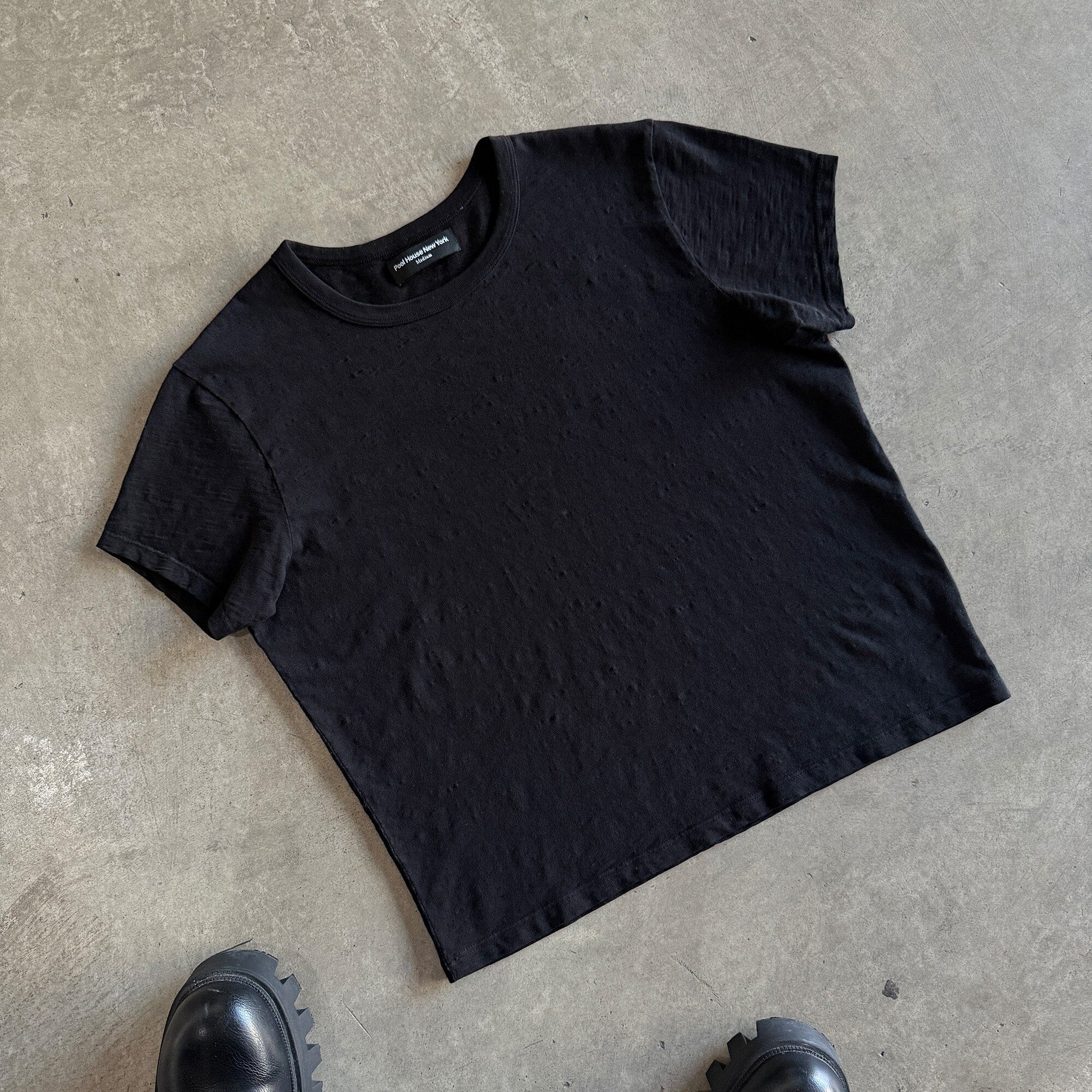 Tony Baby Tee | Slub | Mens T-Shirt Classic Black 