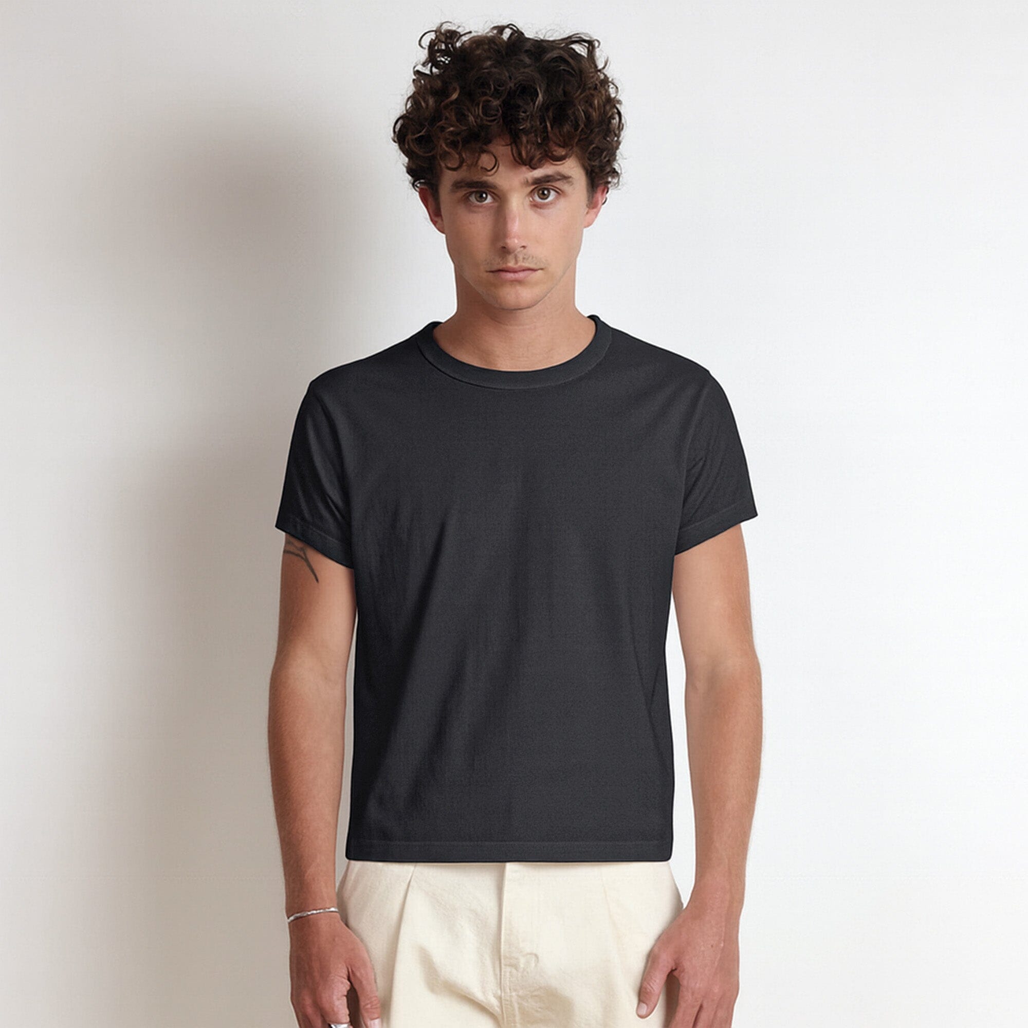 Tony Baby Tee | Men's T-Shirt Ash Black 