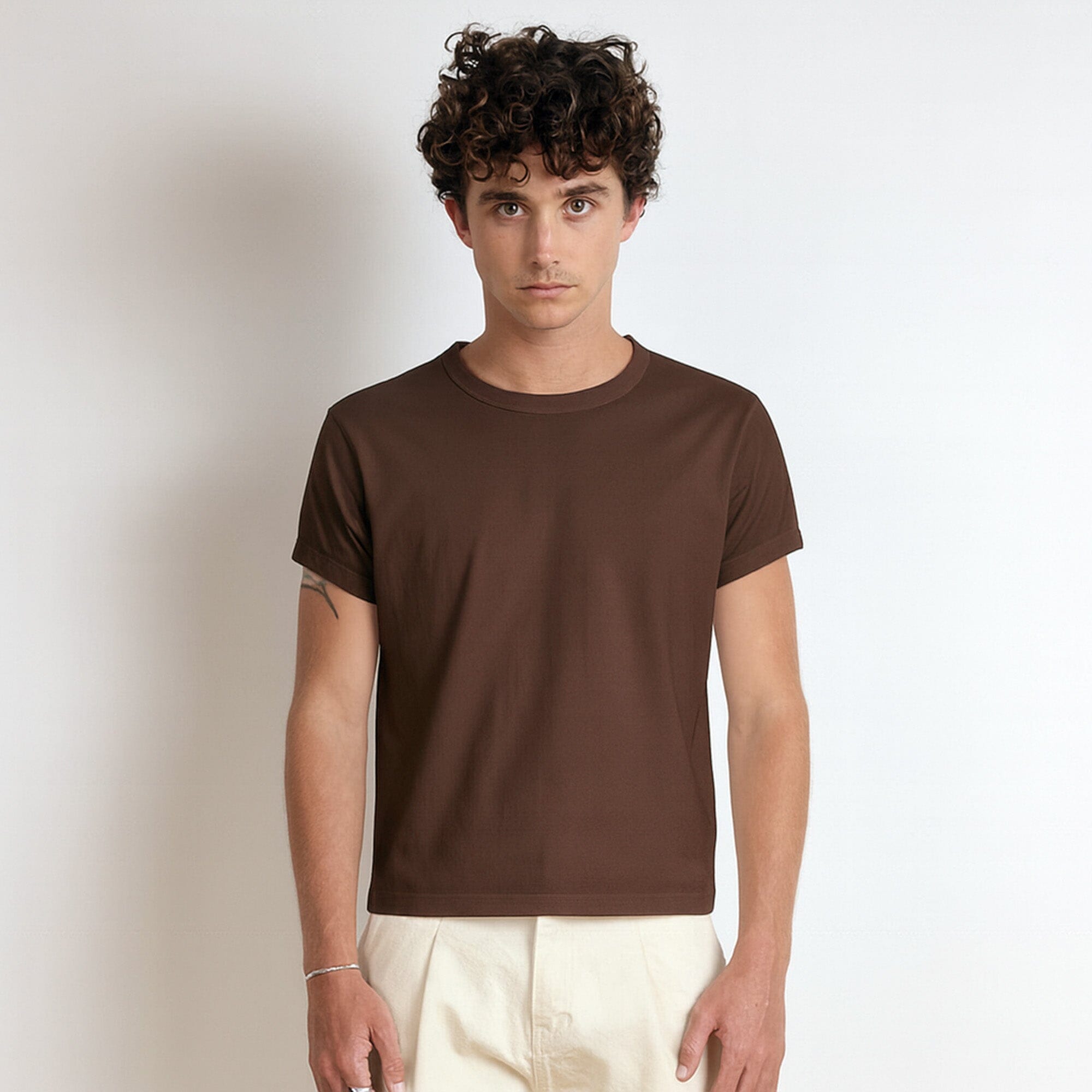 Tony Baby Tee | Men's T-Shirt Dark Brown 