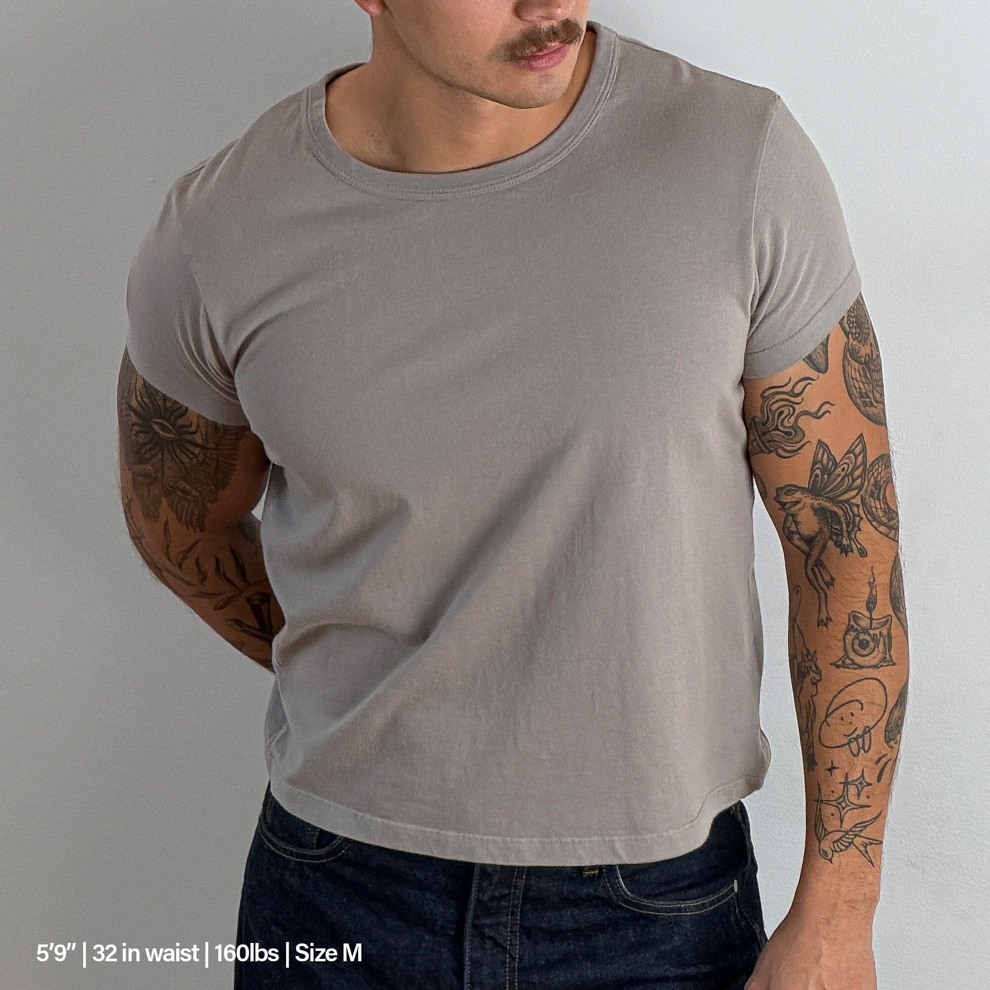 Tony Baby Tee | Men's T-Shirt Ash Grey 