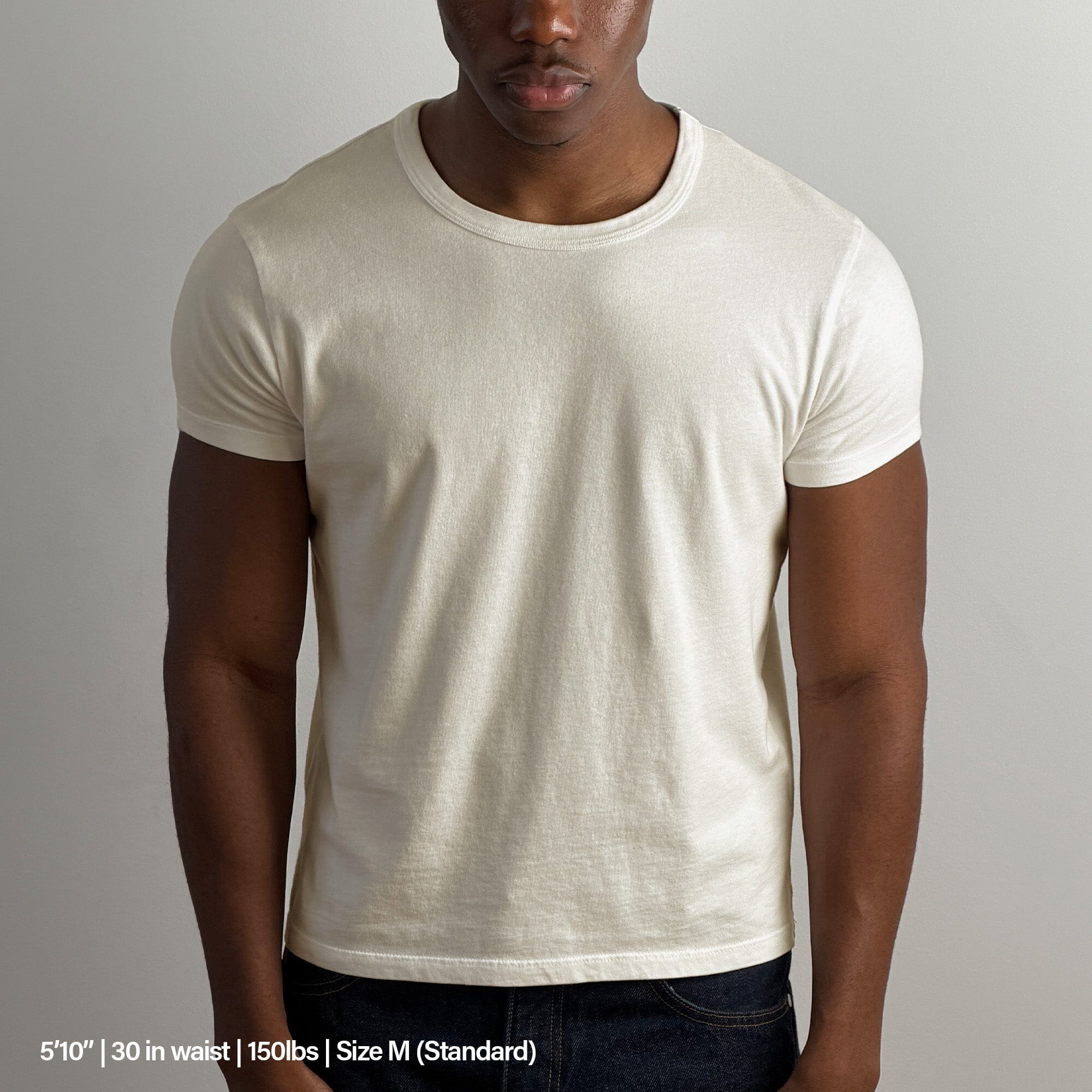 Tony Baby Tee | Mens T-Shirt Natural Cream 