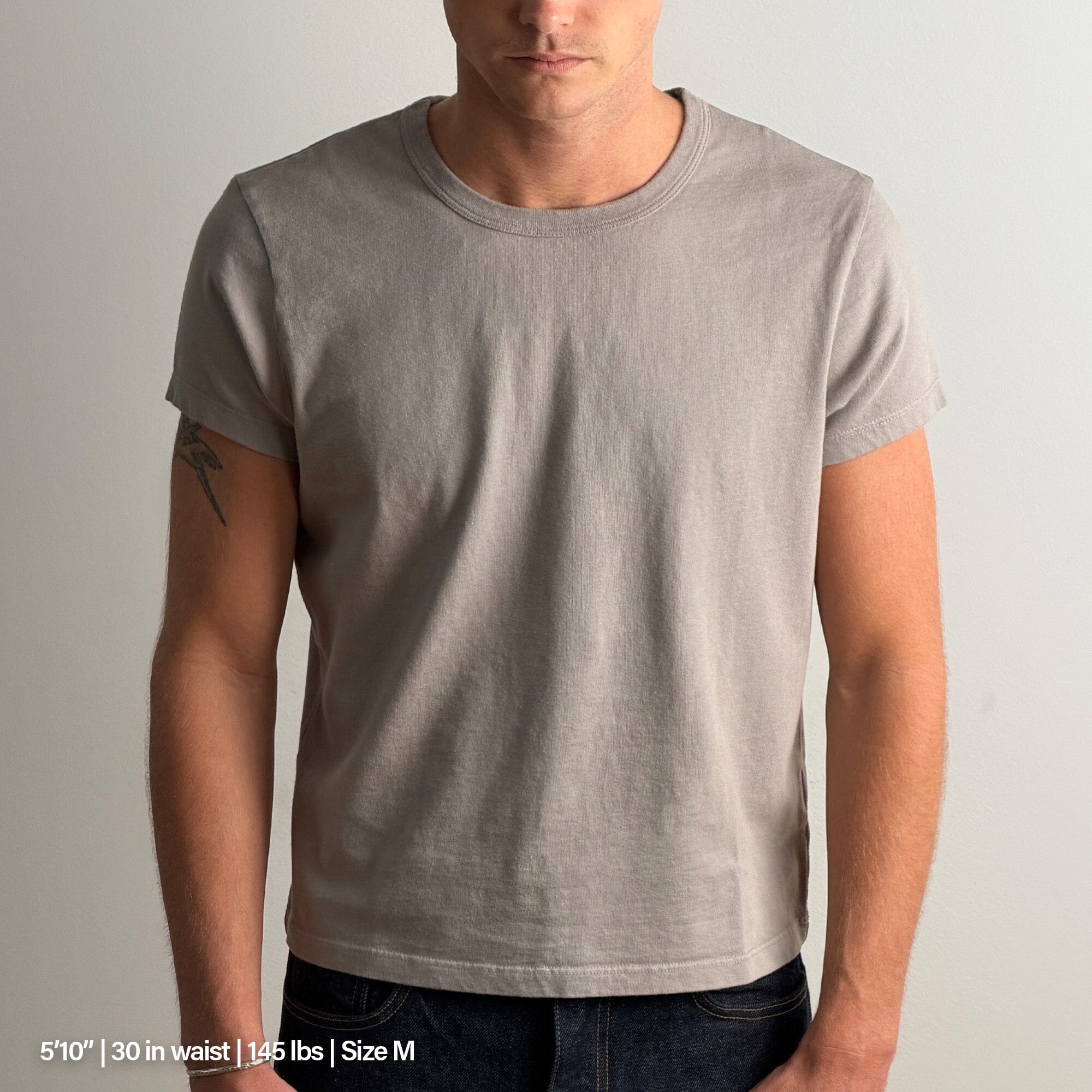Tony Baby Tee | Men's T-Shirt Ash Grey 