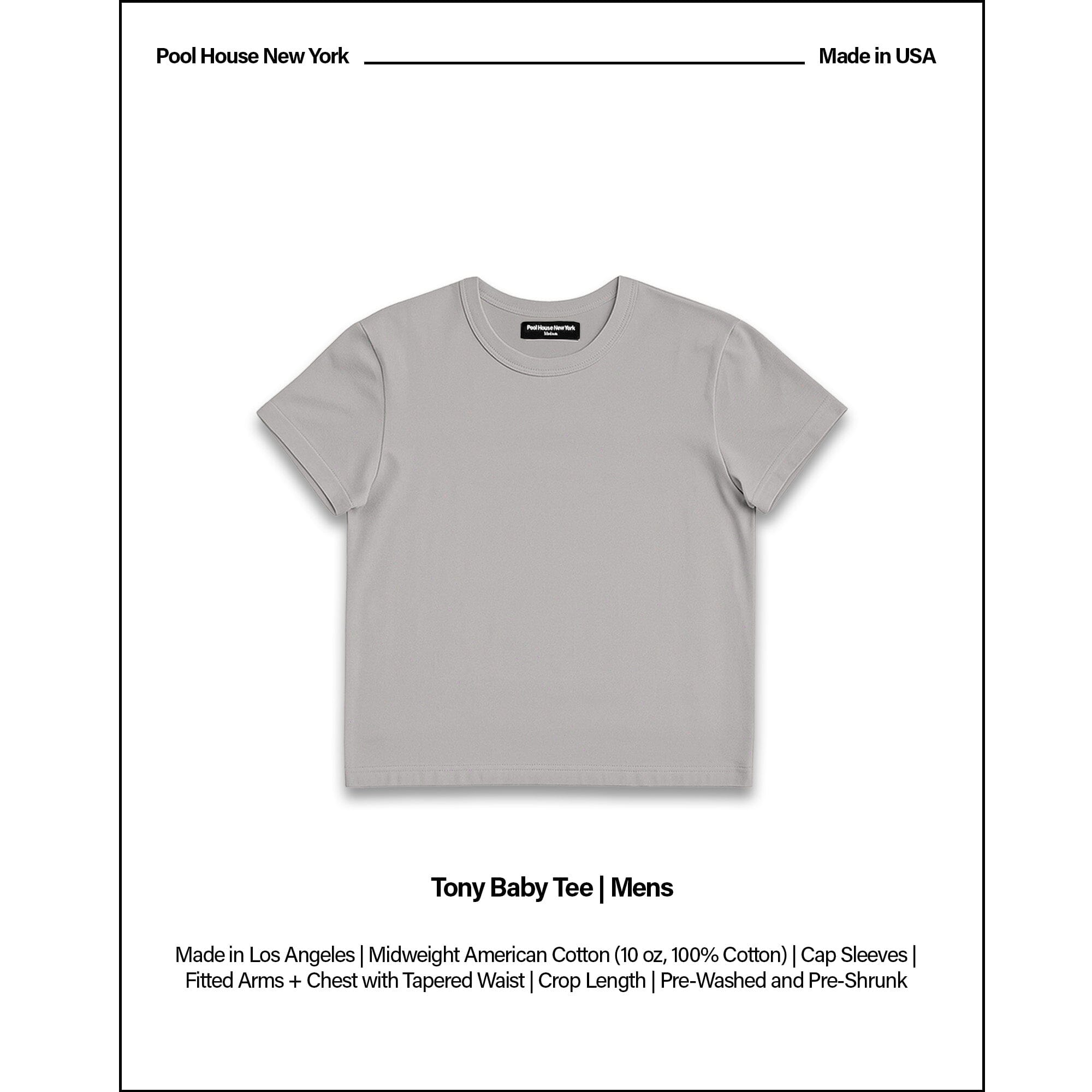 Tony Baby Tee | Men's T-Shirt Ash Grey 